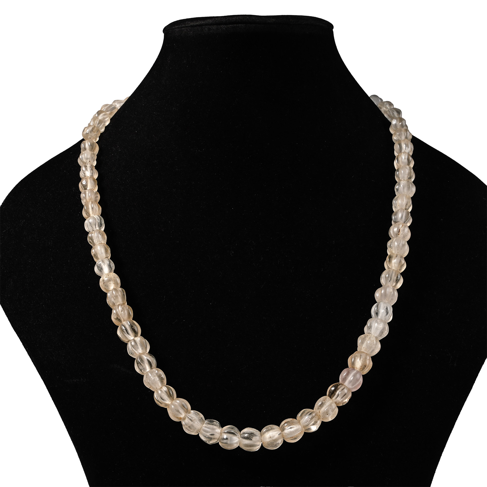 Rock Crystal Melon Bead Necklace String