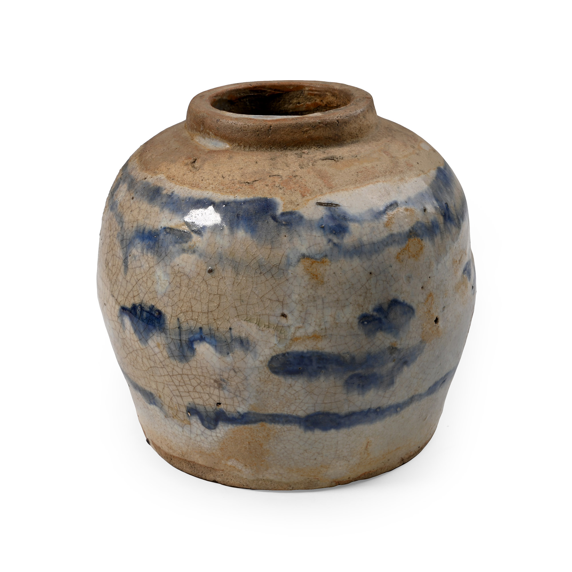 Chinese Blue and White Glazed Jar
