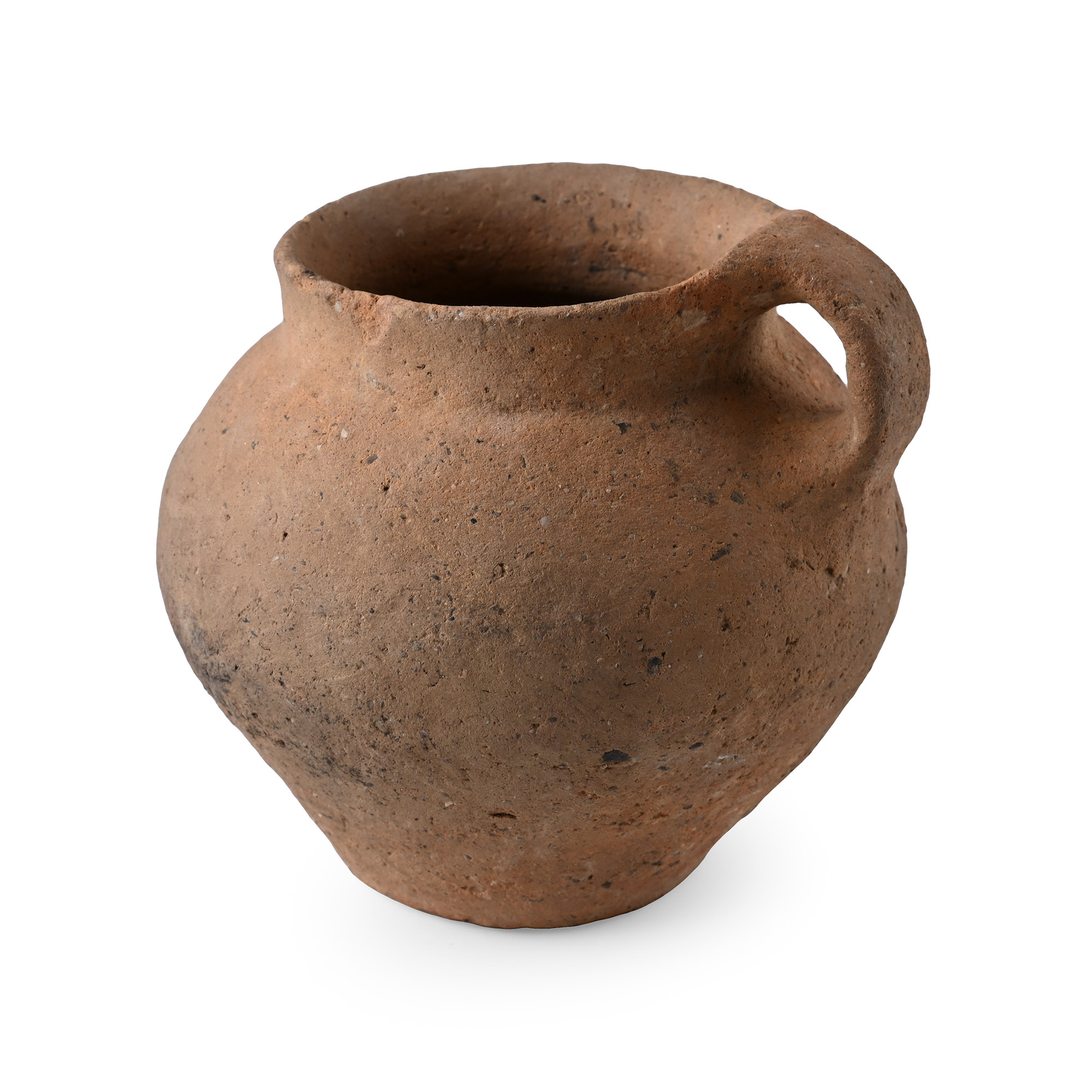 Chinese Terracotta Handled Cup