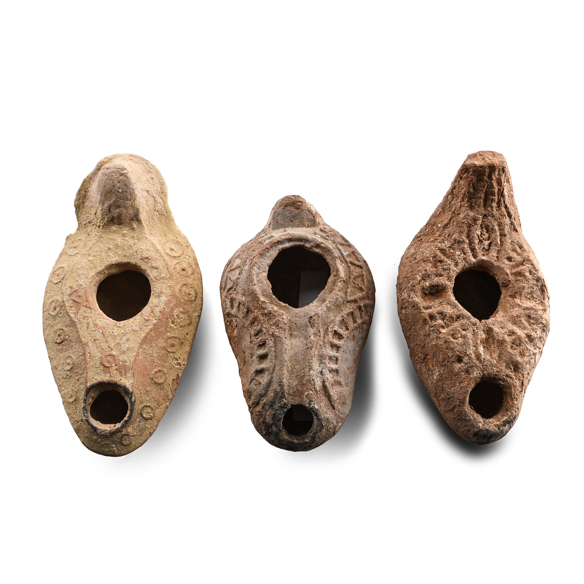 Byzantine Terracotta Oil Lamp Group