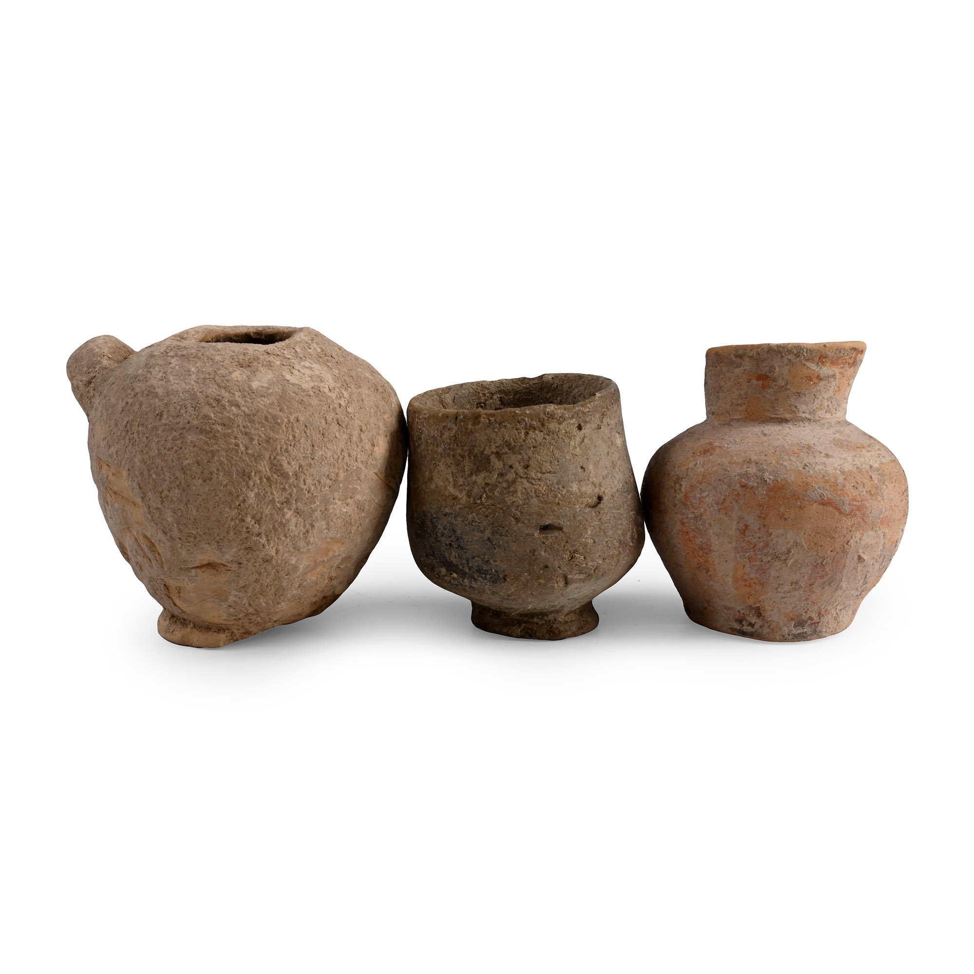 Greek Terracotta Vessel Group