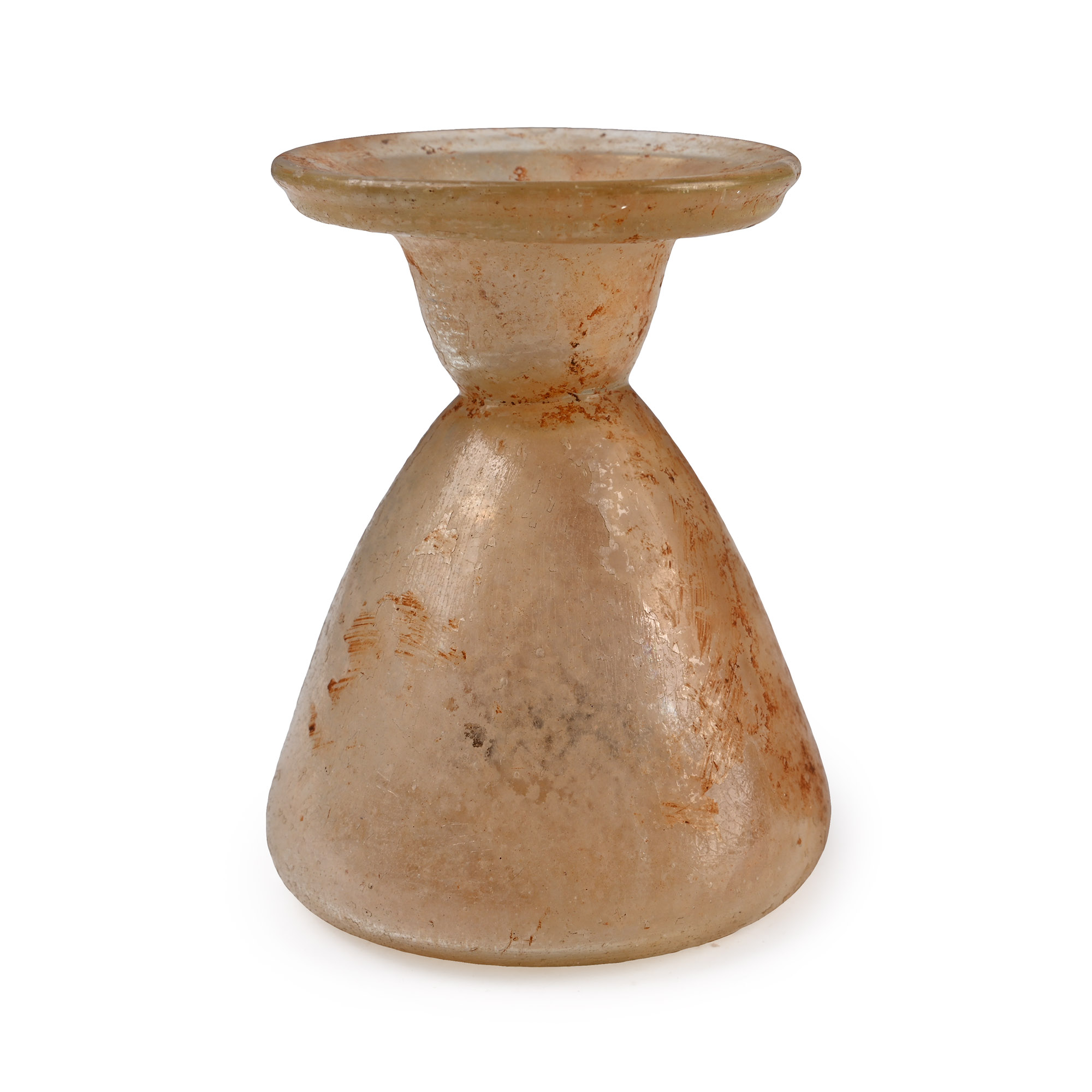 Roman Aqua Glass Sprinkler Vessel