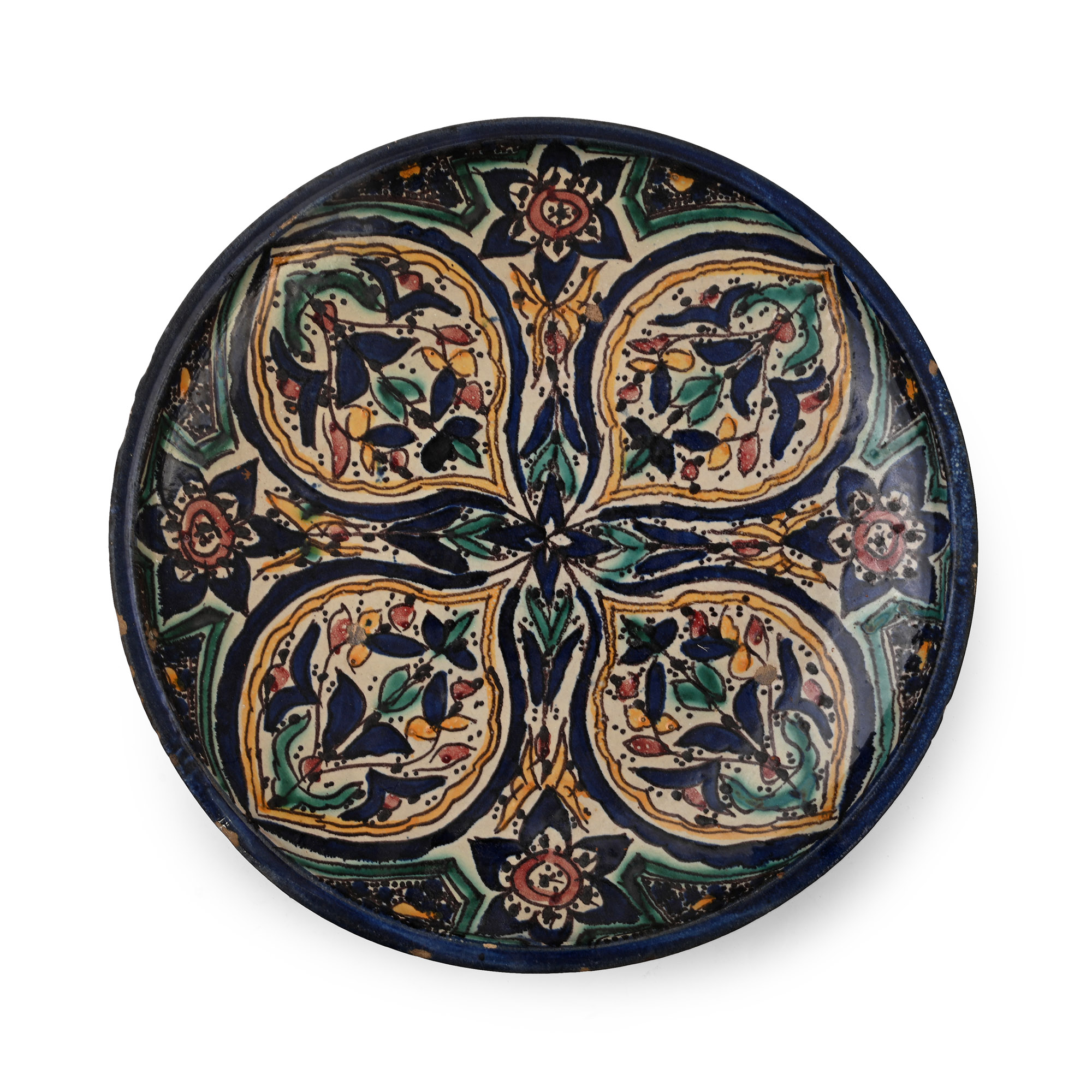 Persian Glazed Terracotta Bowl