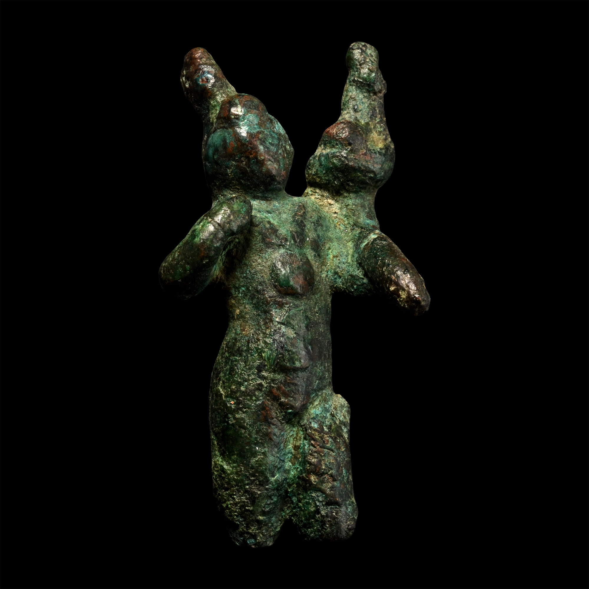 Egyptian Bronze Harpocrates Statuette