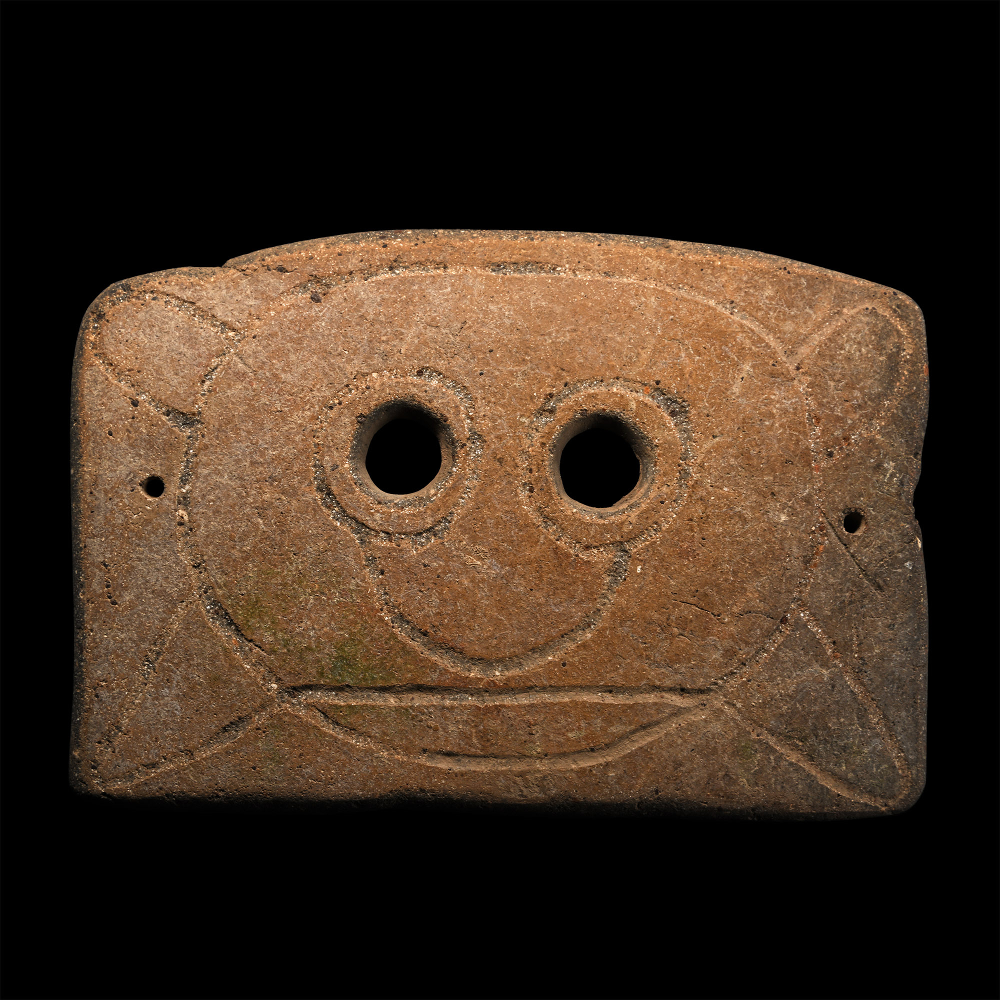 South East Asian Terracotta Funerary Mask