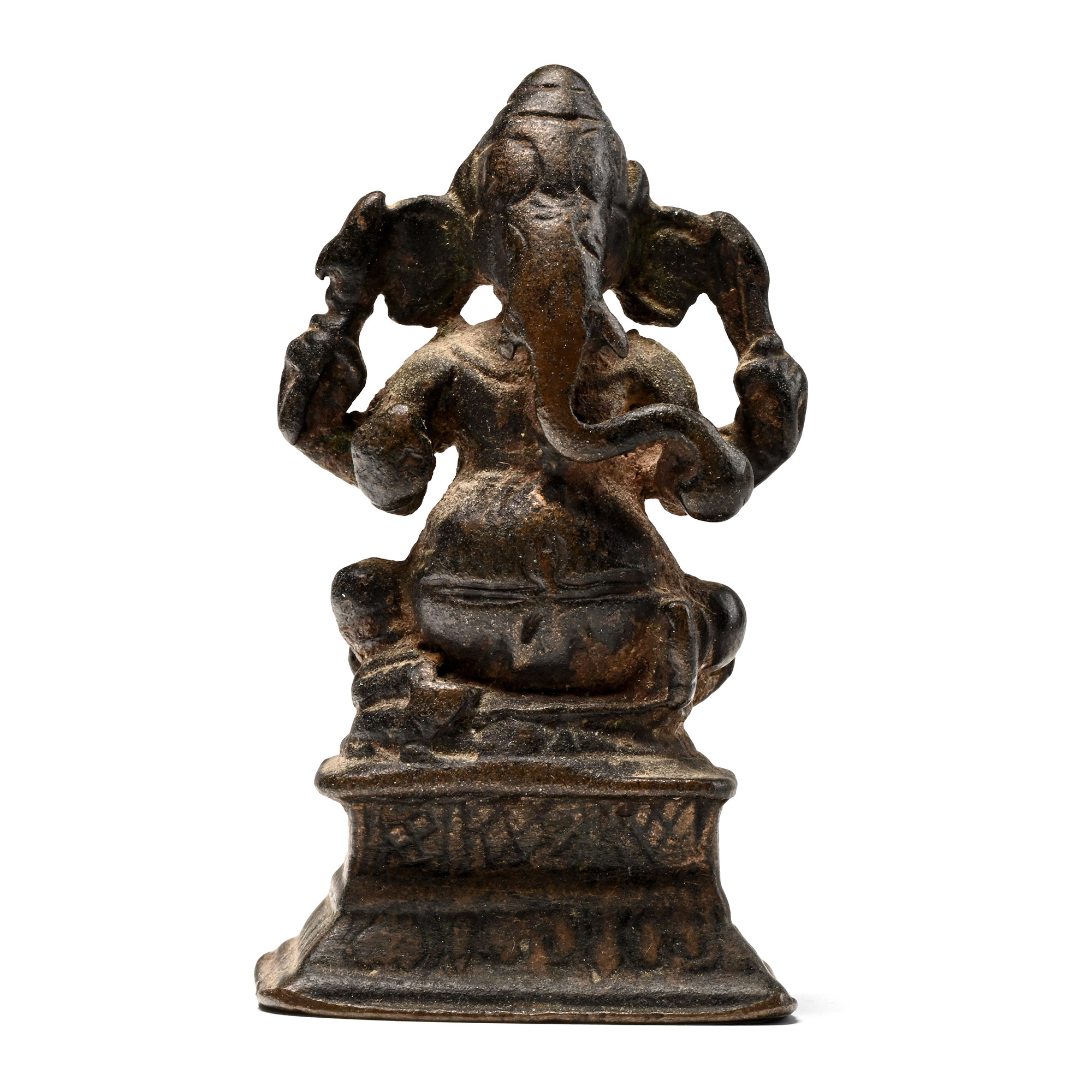 Antique Bronze Figure of Ganesh Seated
