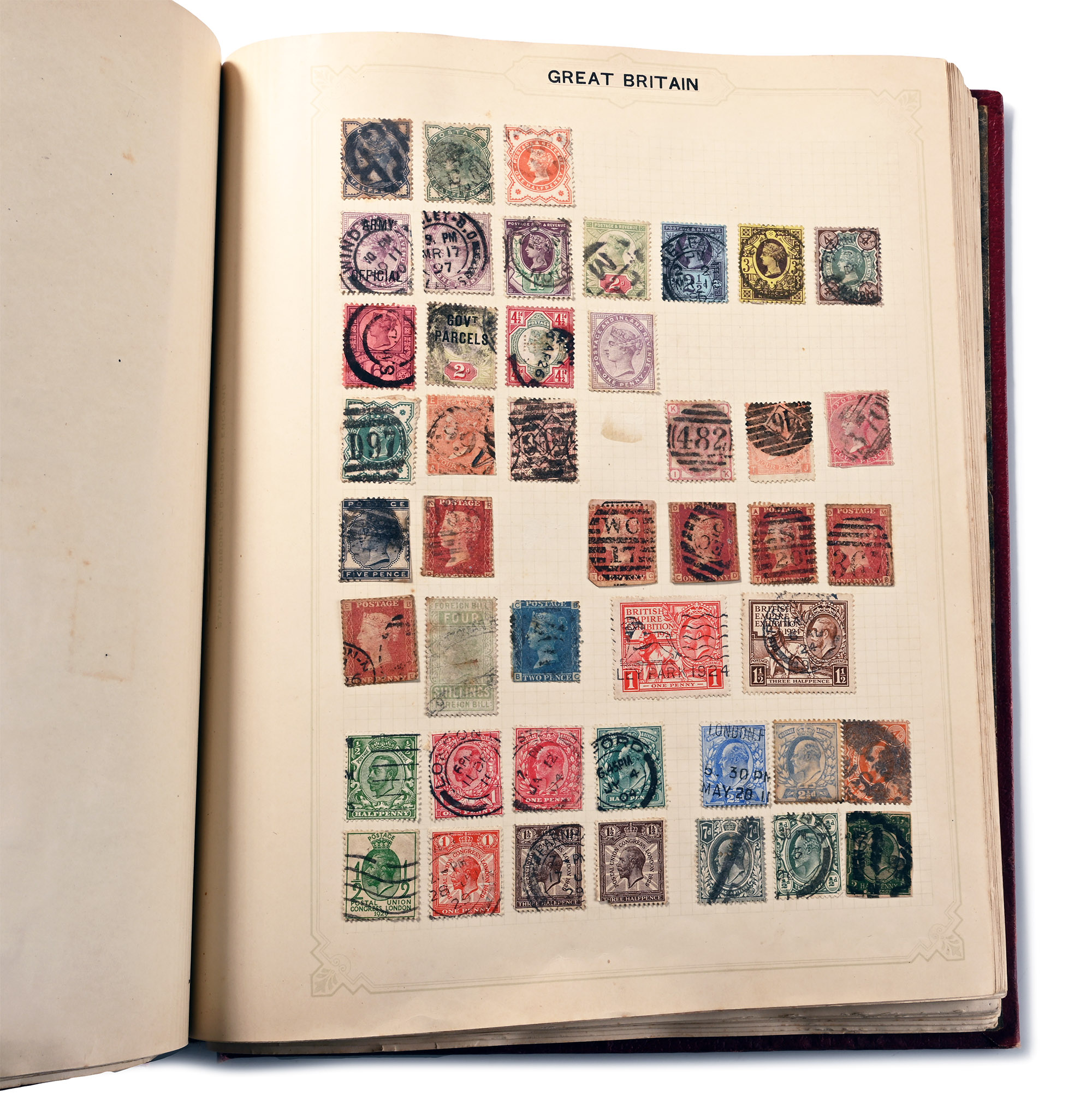 Stamp Collection of Farnham Priest Charles Borelli
