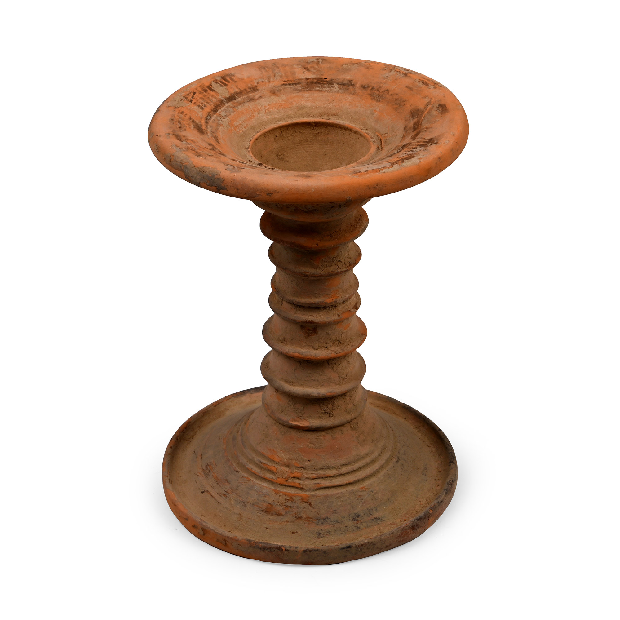 Large Western Asiatic Decorated Terracotta Chalice