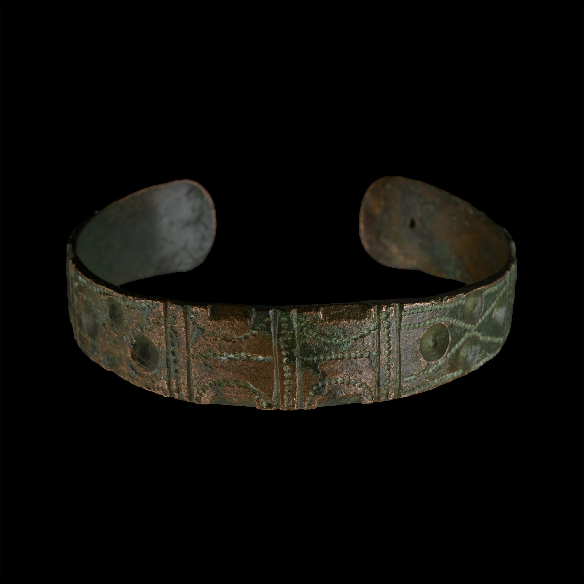 Roman Decorated Bronze Bracelet