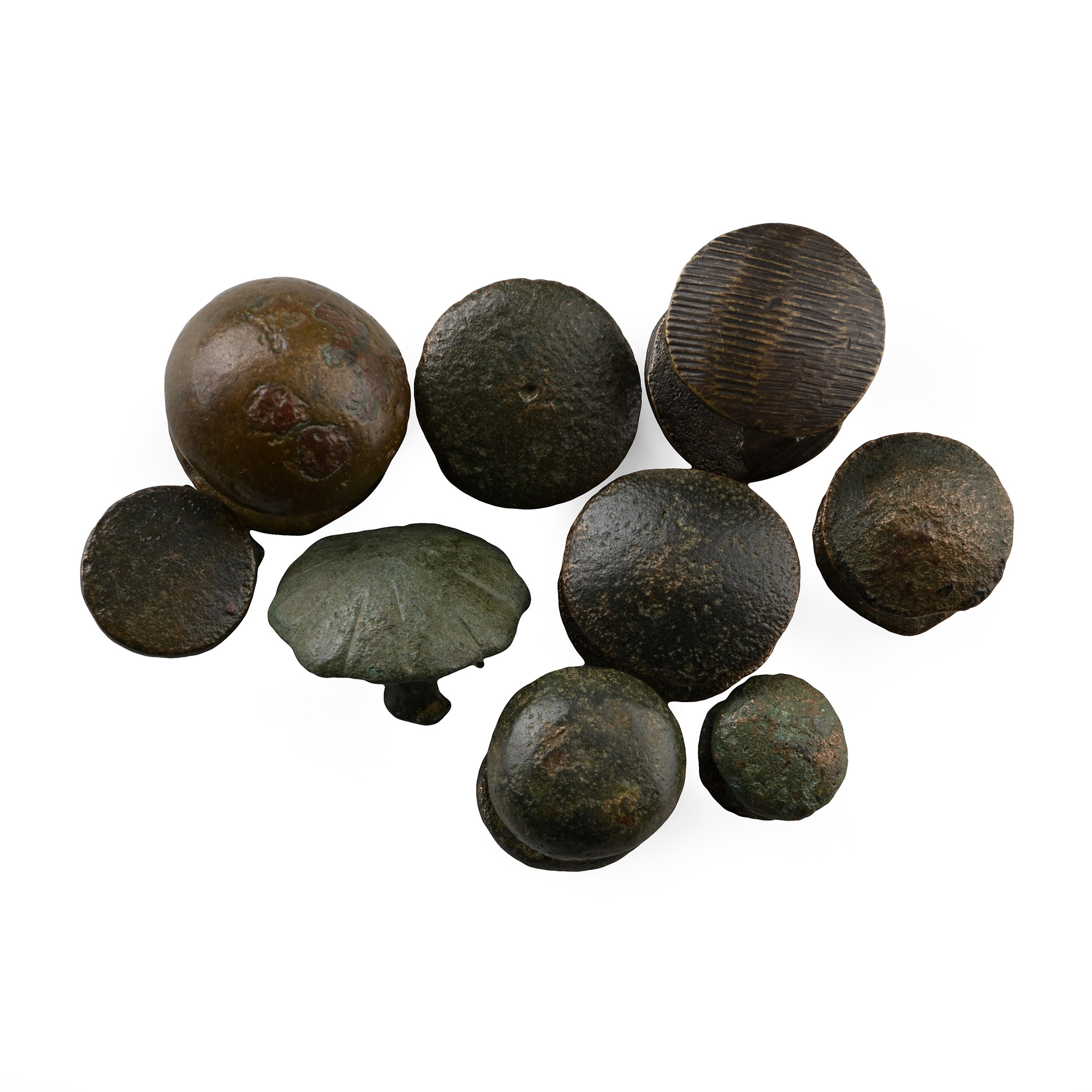 Large Roman Bronze Belt or Horse Harness Fasteners