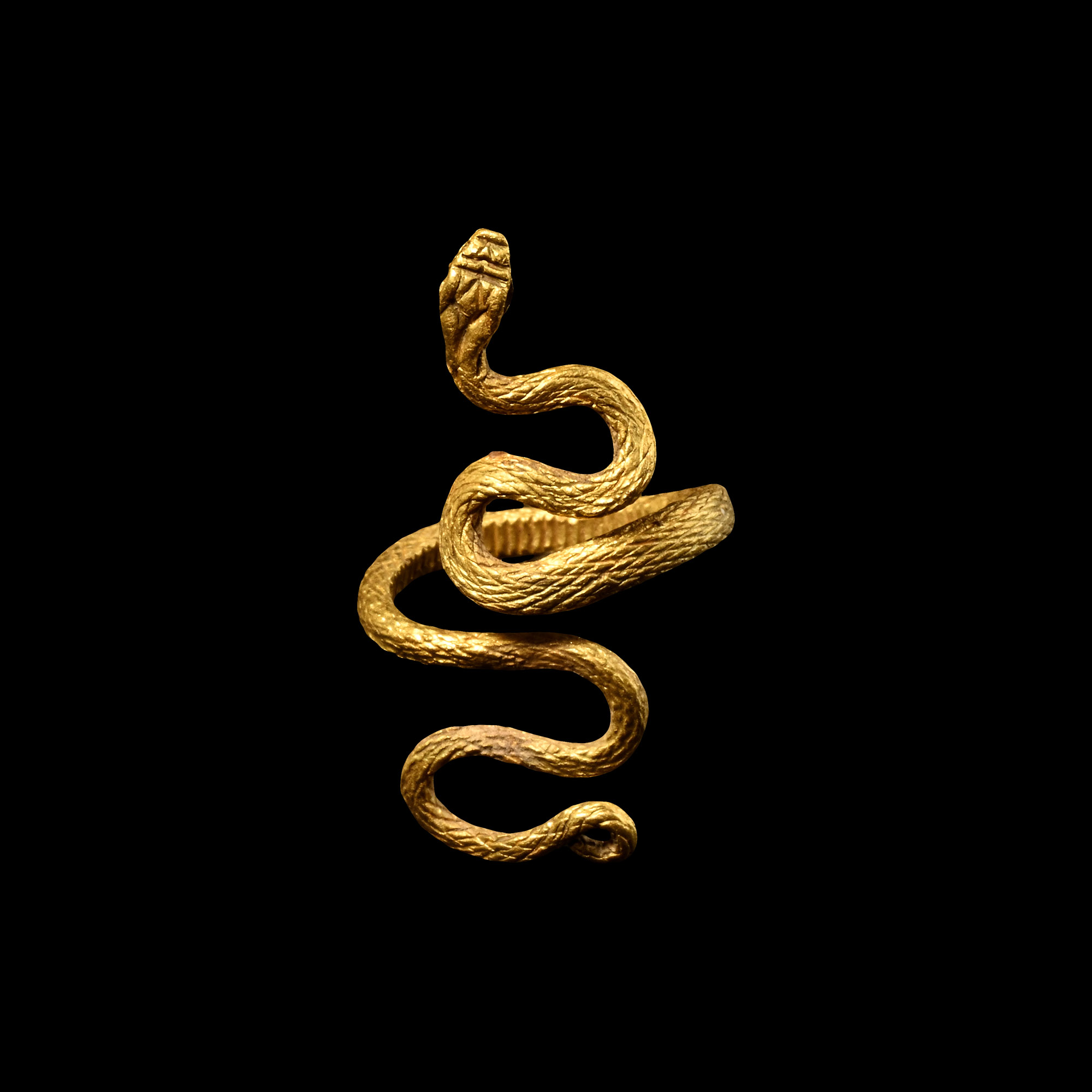 Egyptian Gold Snake Ring