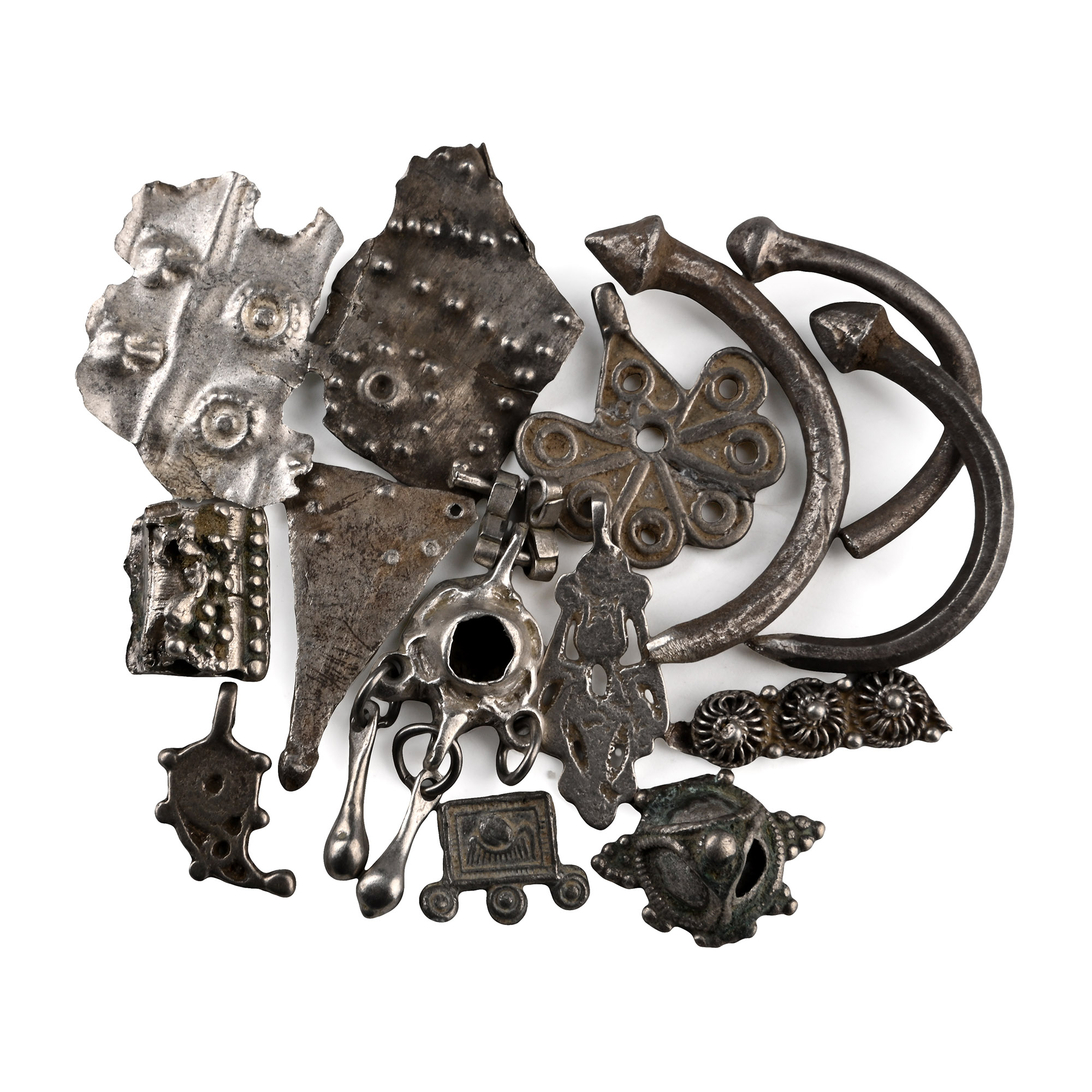 Celtic to Medieval Silver Fragment Group