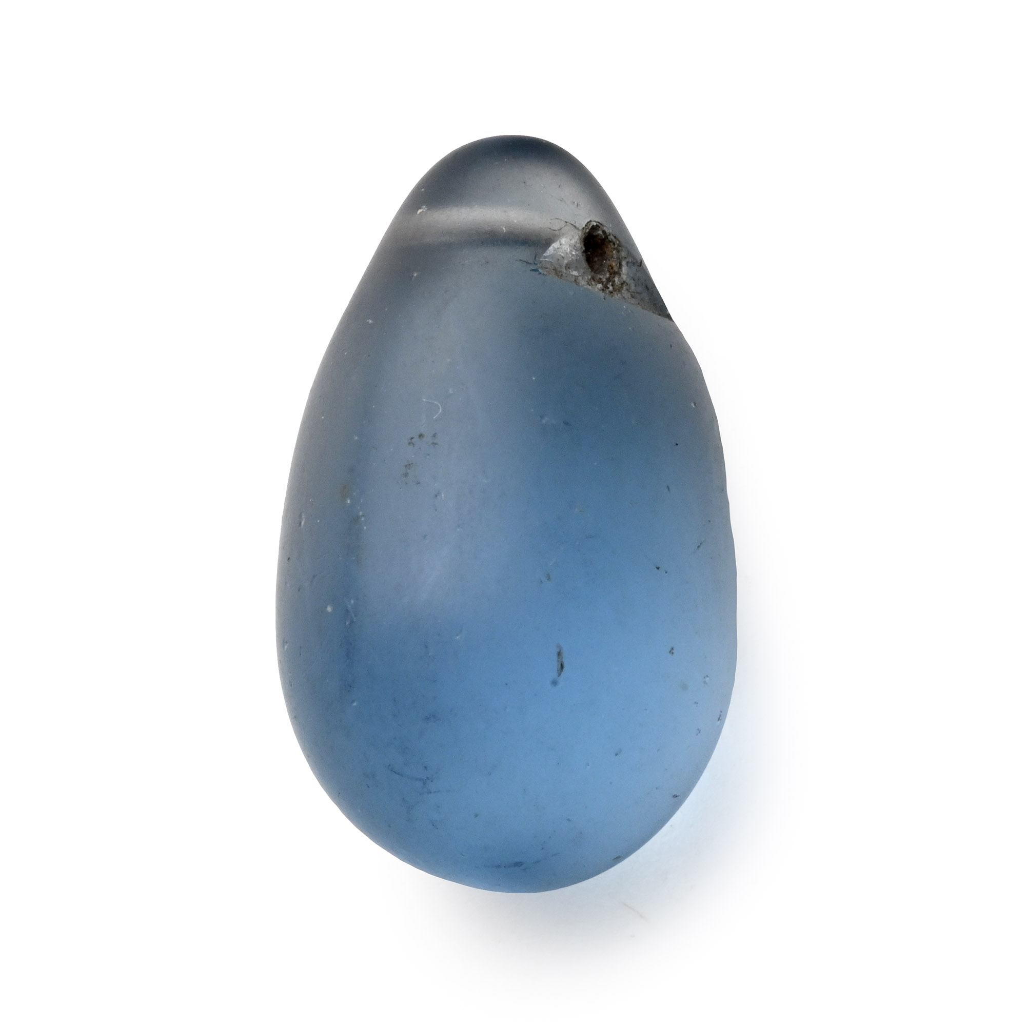 Viking Age Blue Glass Pendant
