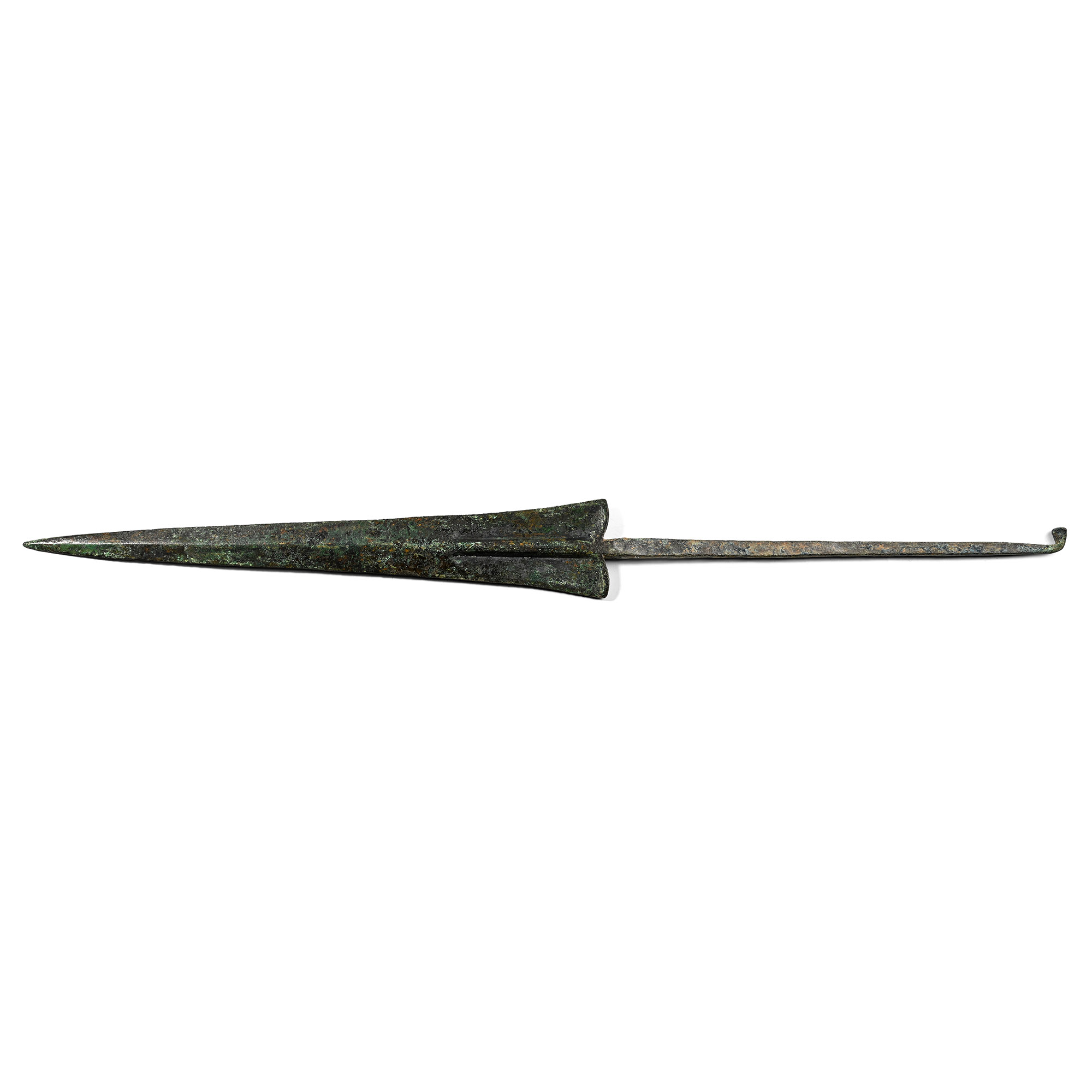Luristan Bronze Tanged Two-Handed Dagger
