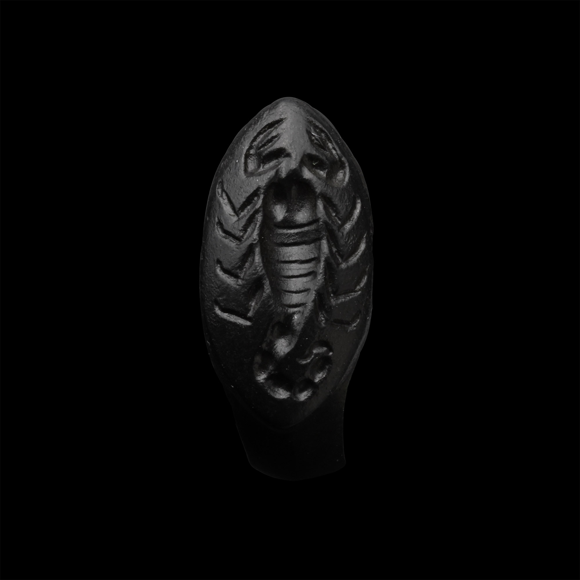 Greek Bronze Ring with Scorpion