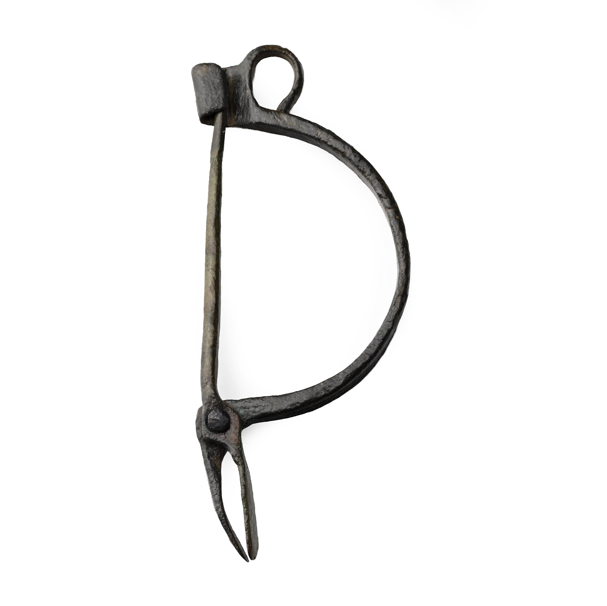 Romano-Celtic Bronze Pincer Brooch