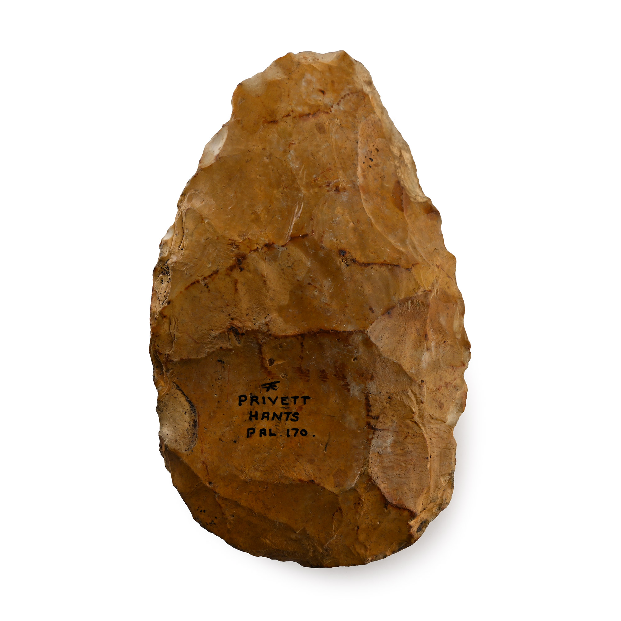 Hampshire Stone Age Knapped Flint Handaxe