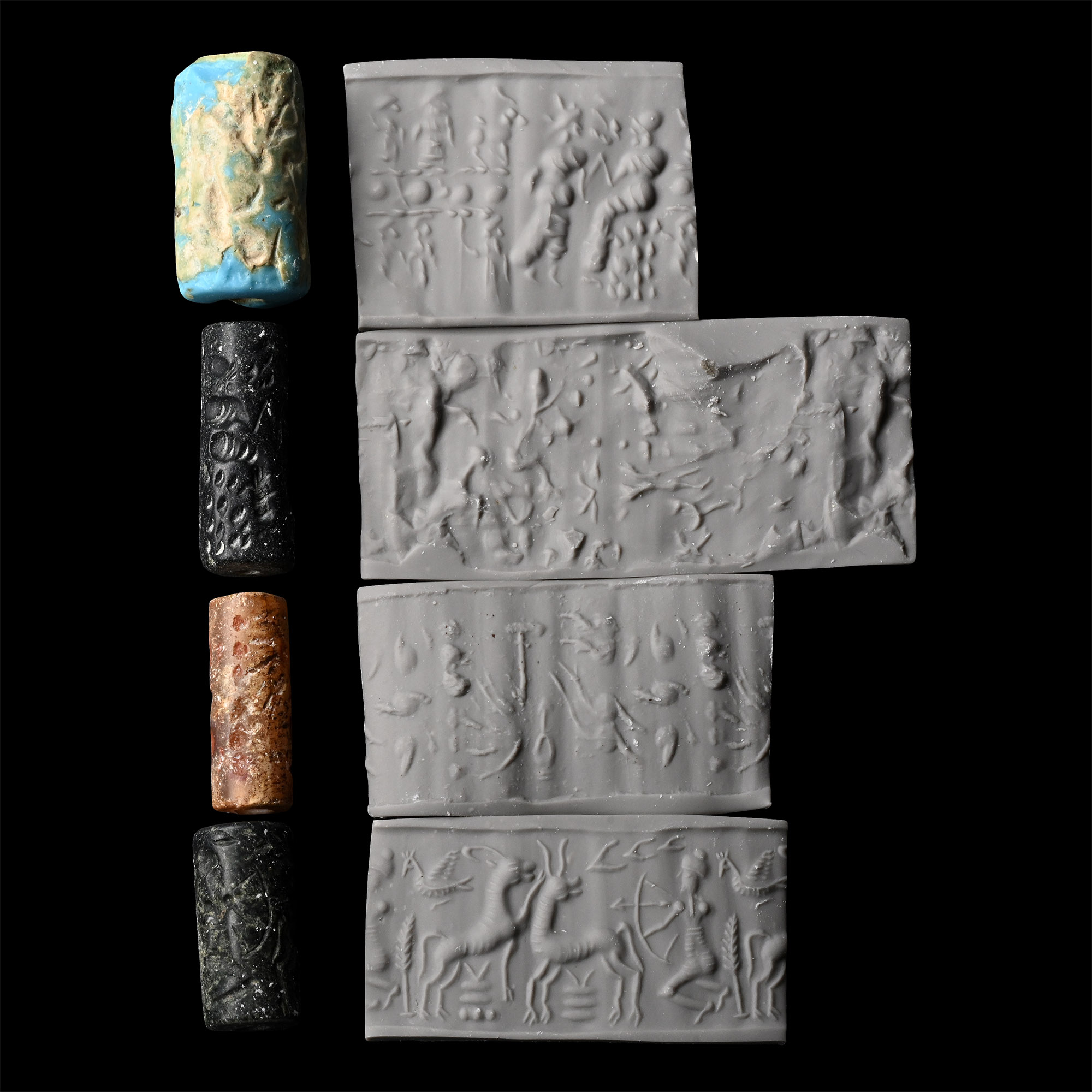 Western Asiatic Stone Cylinder Seal Group