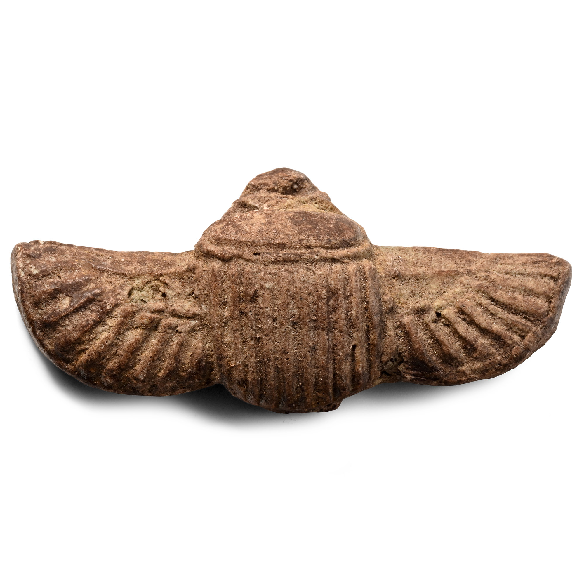 Egyptian Faience Winged Scarab