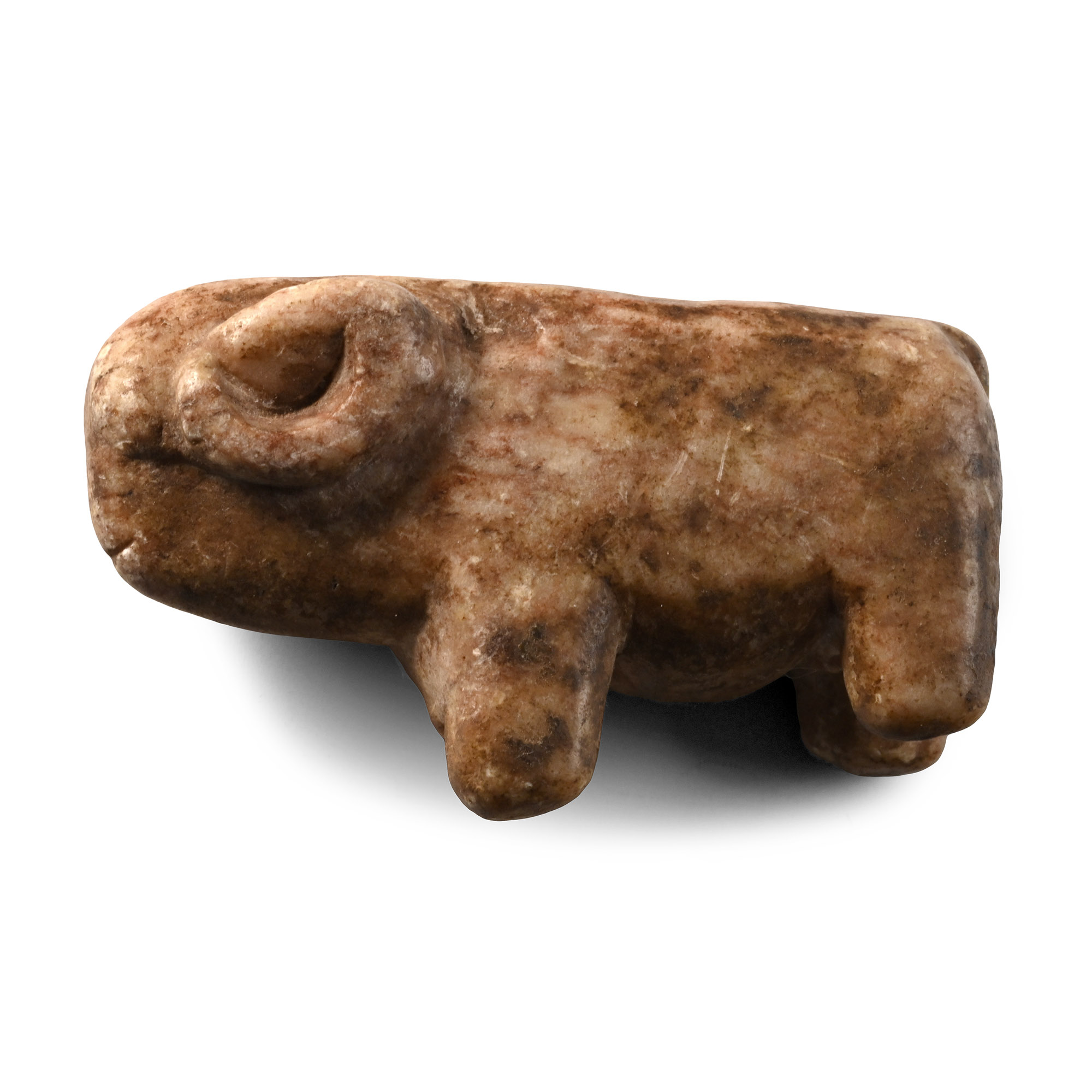 Mesopotamian Carved Stone Ram Amulet