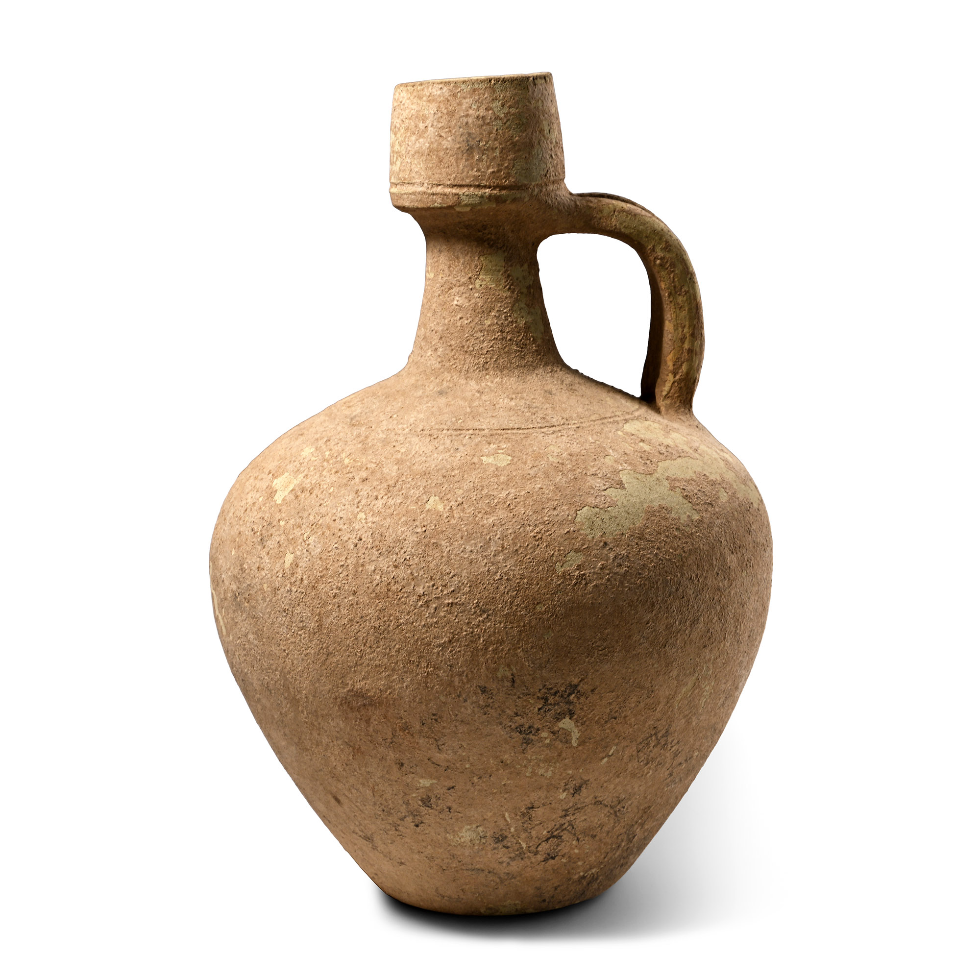 Large Roman Buffware Wine Flagon
