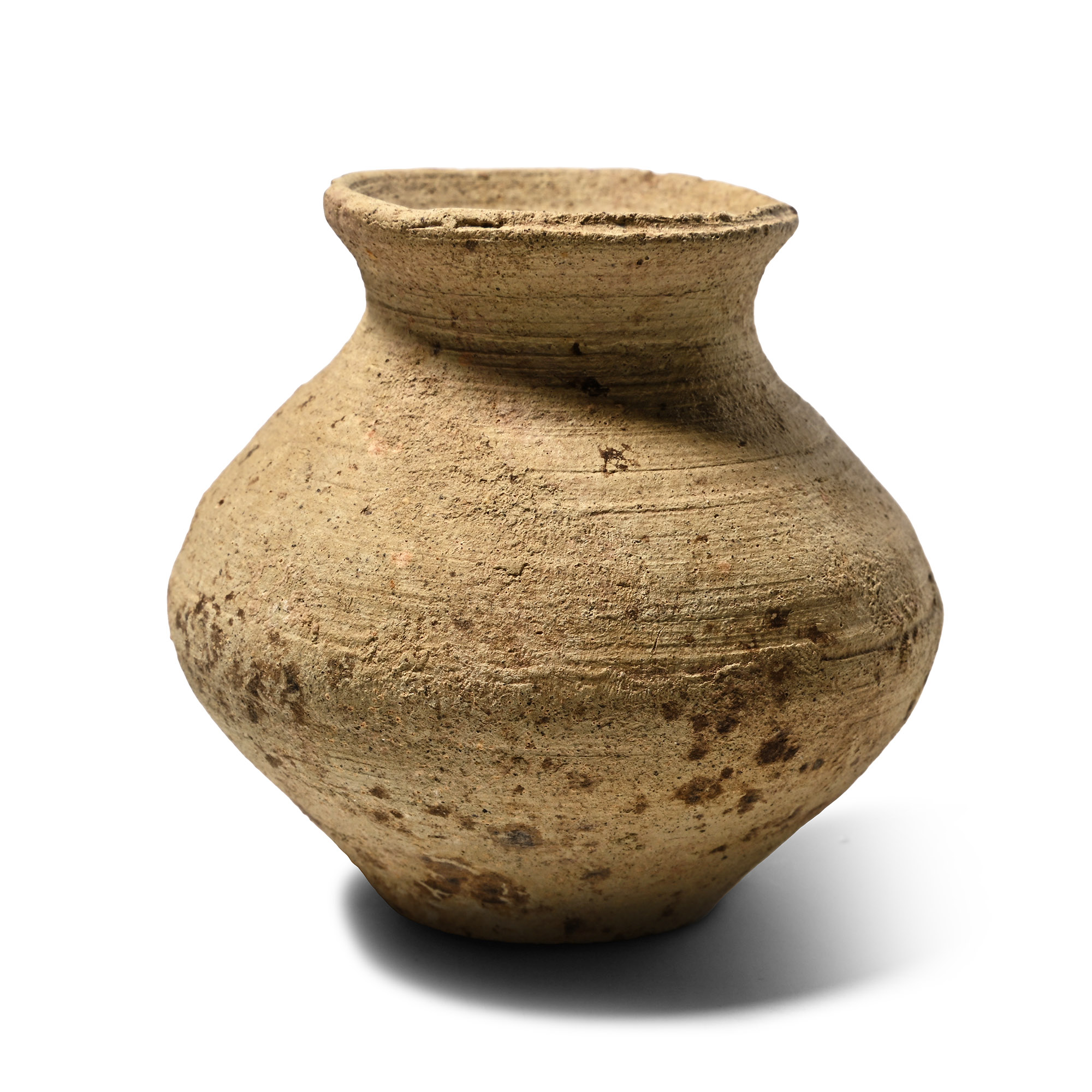 Small Roman Buffware Cosmetic Pot