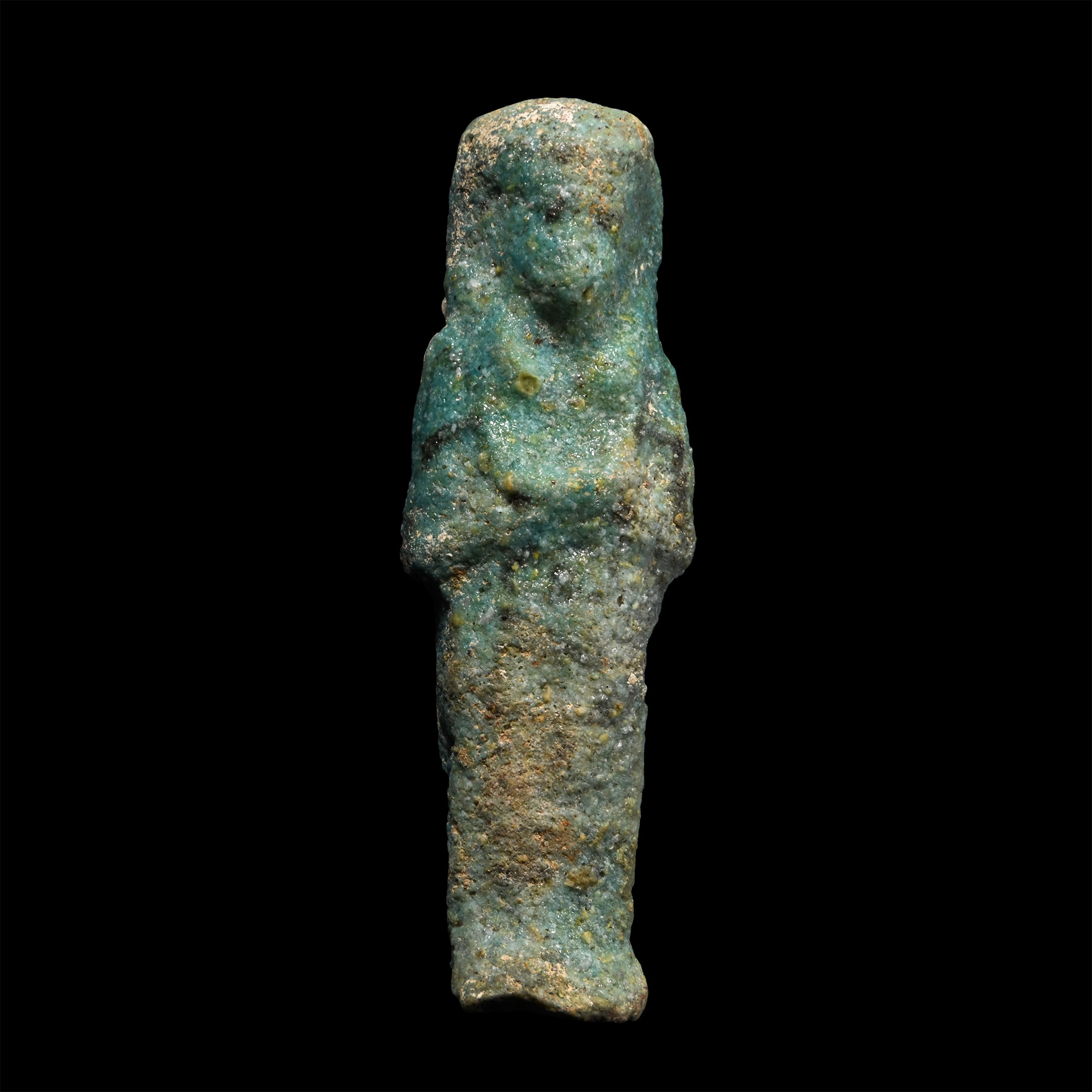Egyptian Blue Faience Shabti