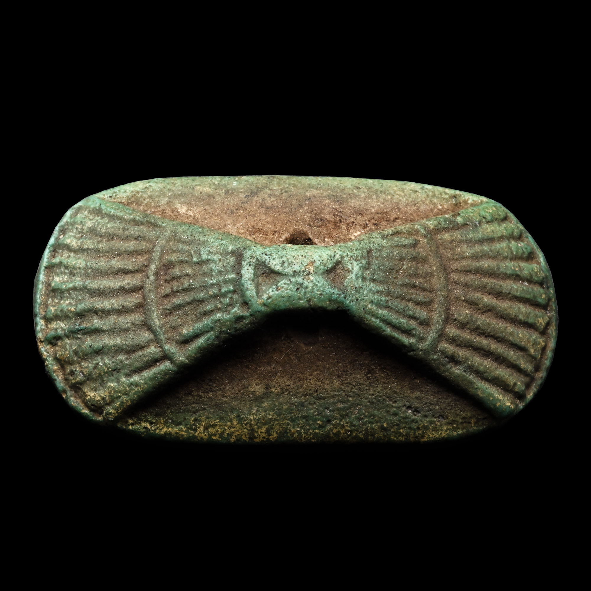Large Egyptian Amuletic Cartouche-shaped Stamp Naming Amun-Re