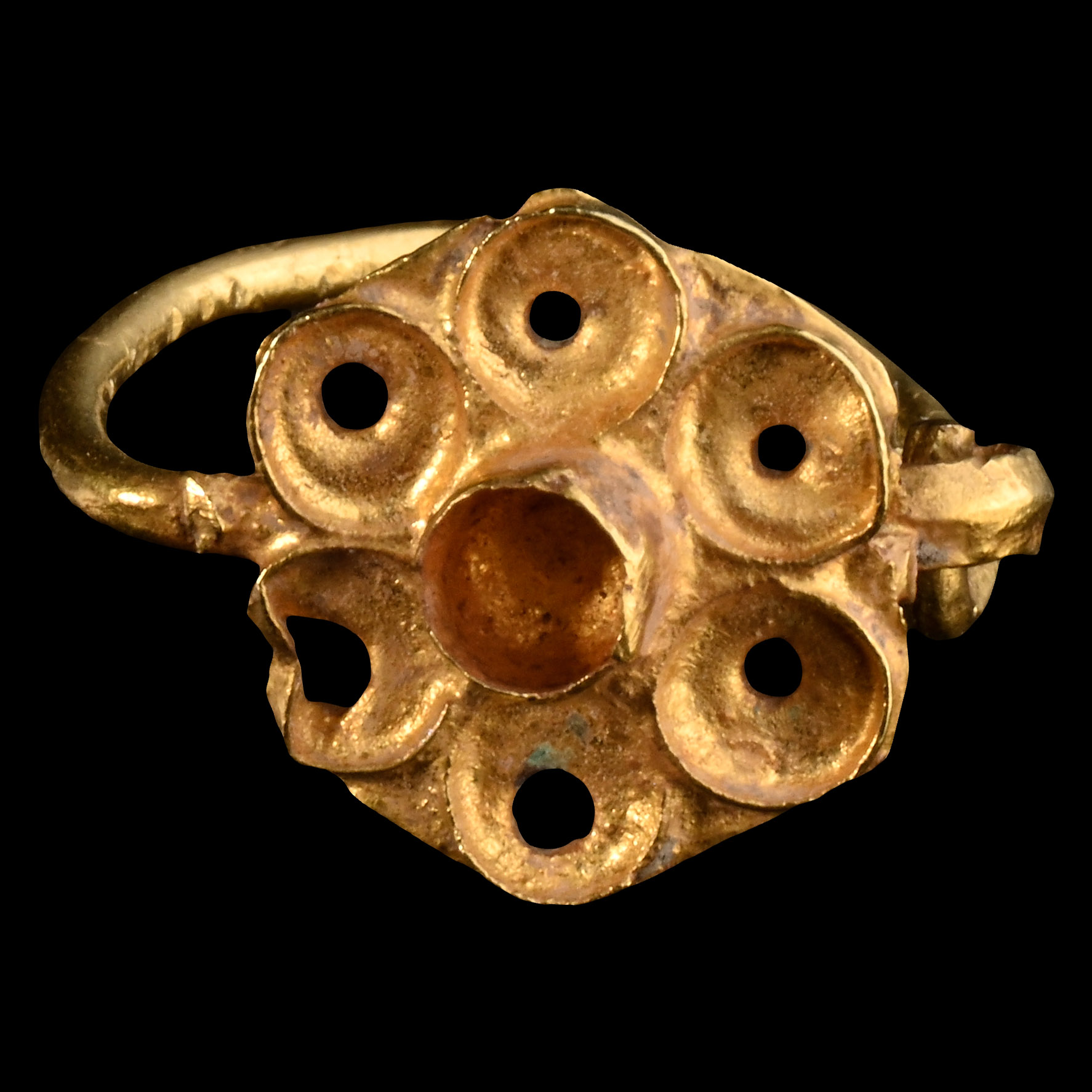 Roman Gold Earring