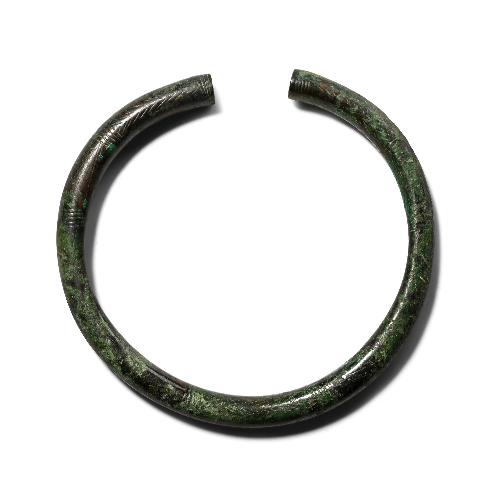 Large Bronze Age Decorated Armring