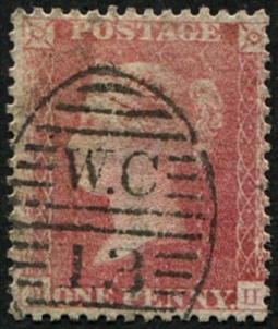 1d SG 40 (RARE Pl.65 'MH') VFU