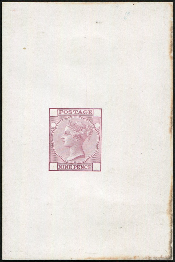 1873 9d SG 110 'DIE PROOF' (TYPE 'B')