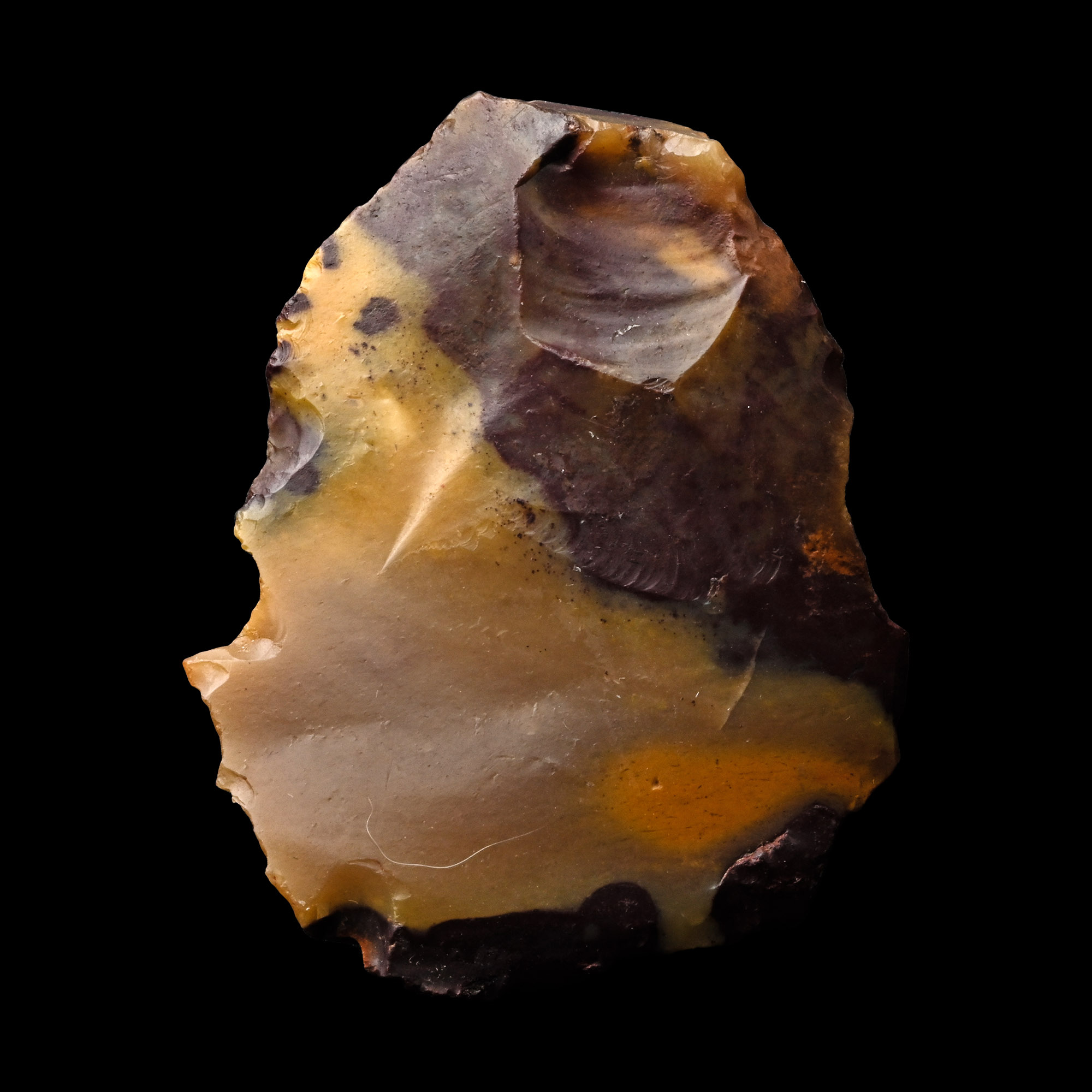 Stone Age Fontmaure Jasper Neanderthal Scraper