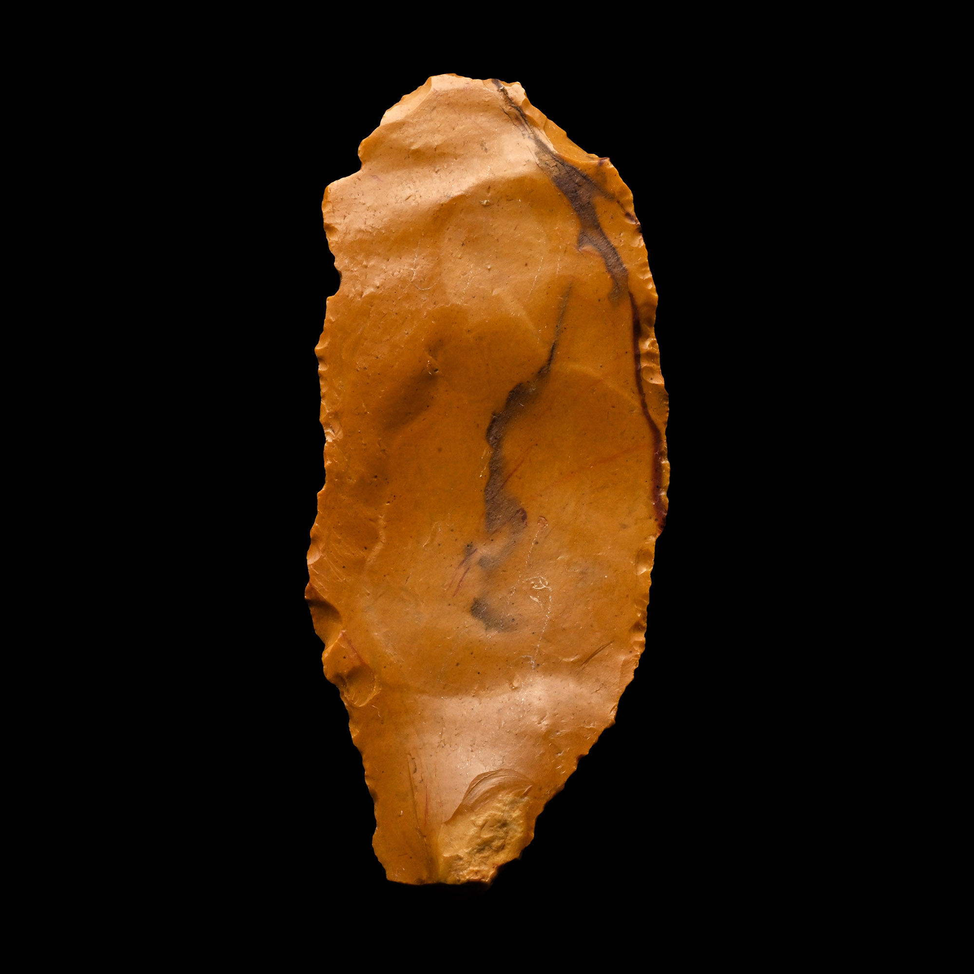 Stone Age Fontmaure Jasper Neanderthal Scraper