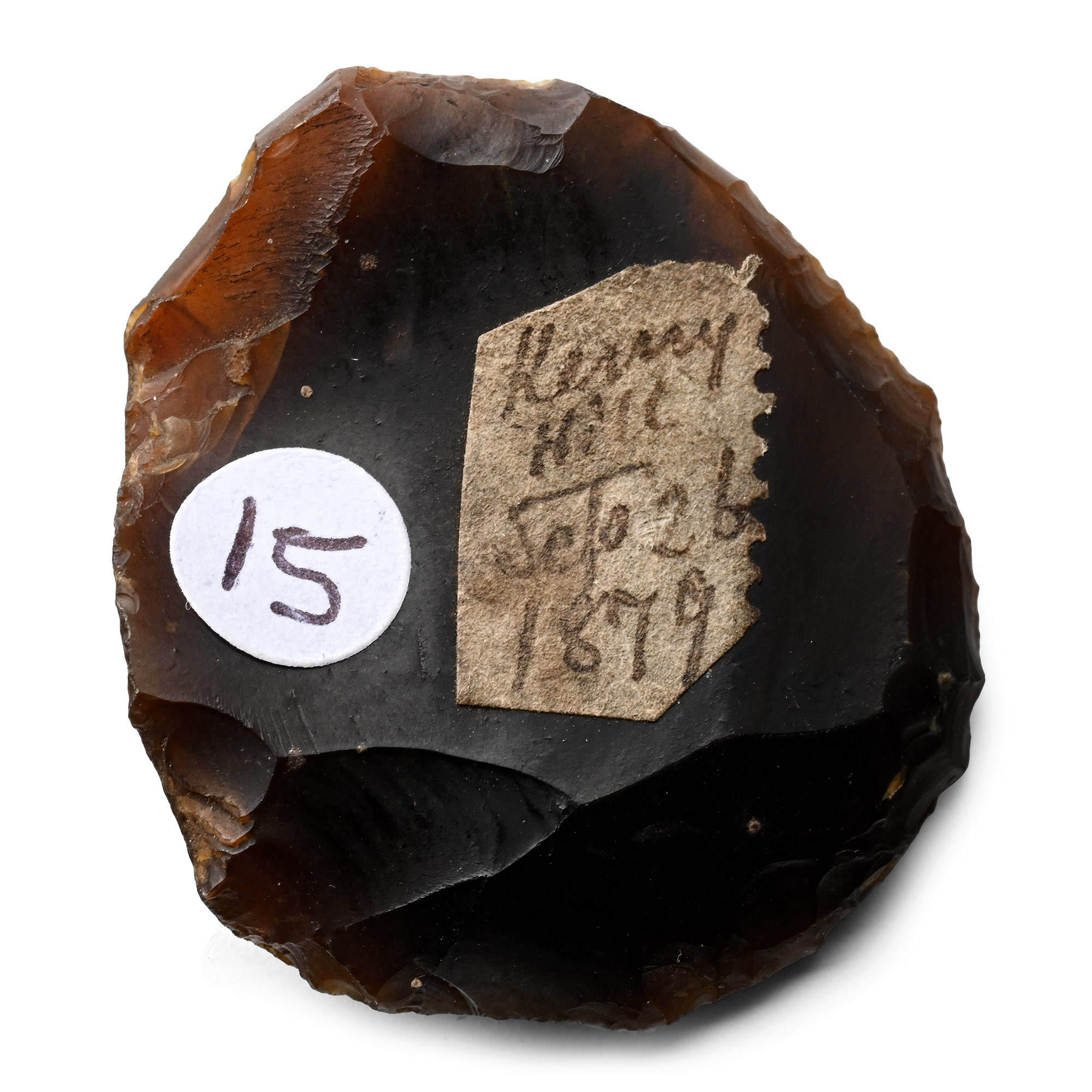 Powys Welsh Stone Age Knapped Flint Scraper