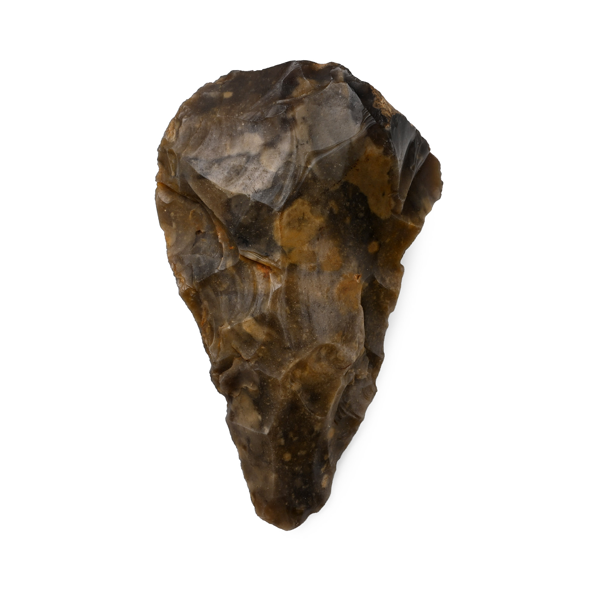 Swanscombe British Stone Age Knapped Ficron Handaxe