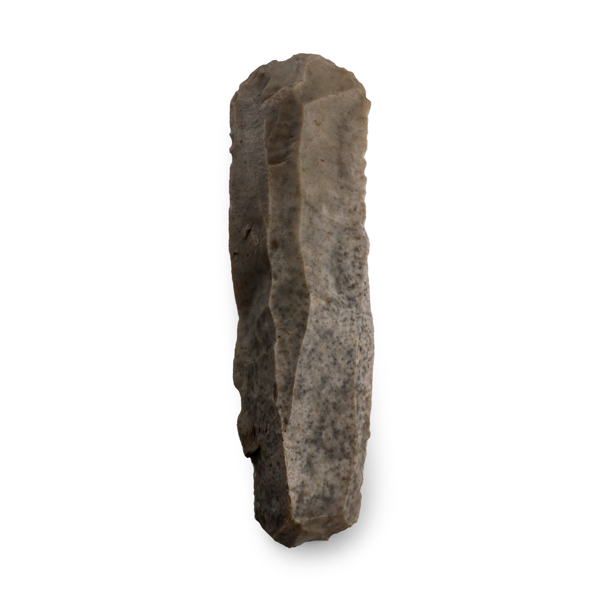Le Groze French Very Long Stone Age Double Ended Crested Blade Scraper