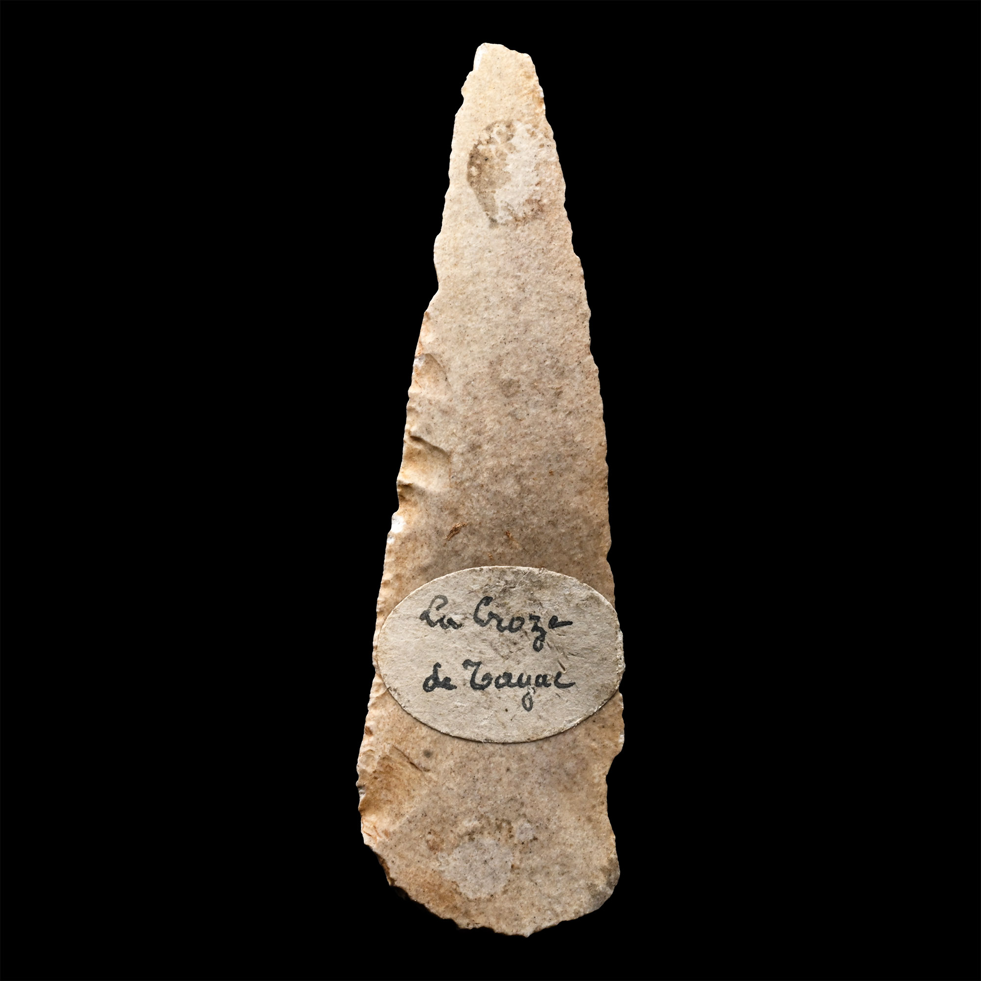 La Croze French Stone Age Blade End Scraper