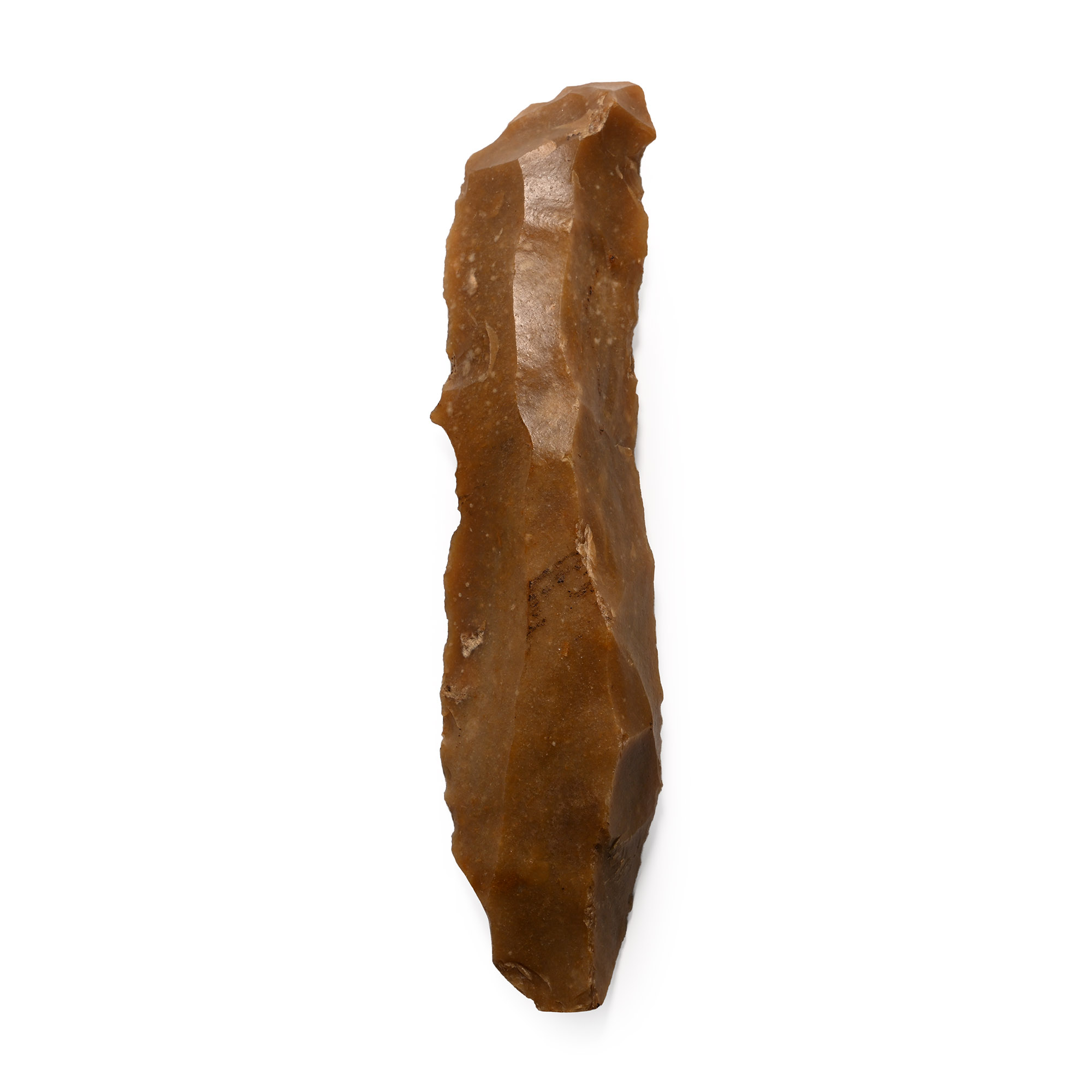 Gran Pressigny French Stone Age Knapped Long Blade Knife