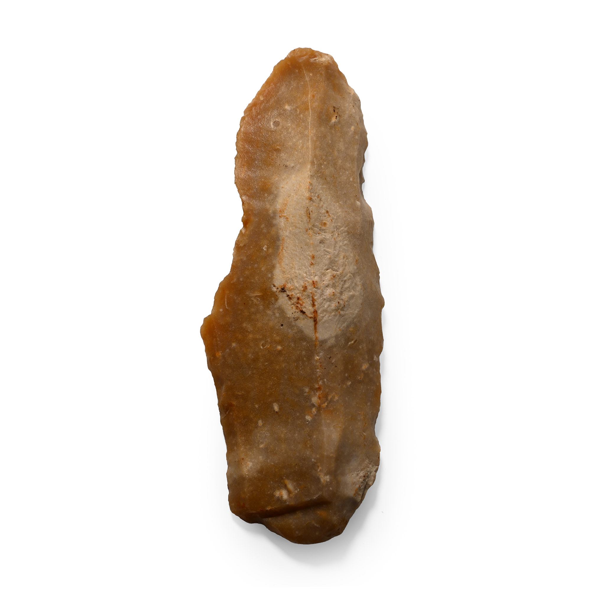 Gran Pressigny French Stone Age Knapped Long Blade Knife