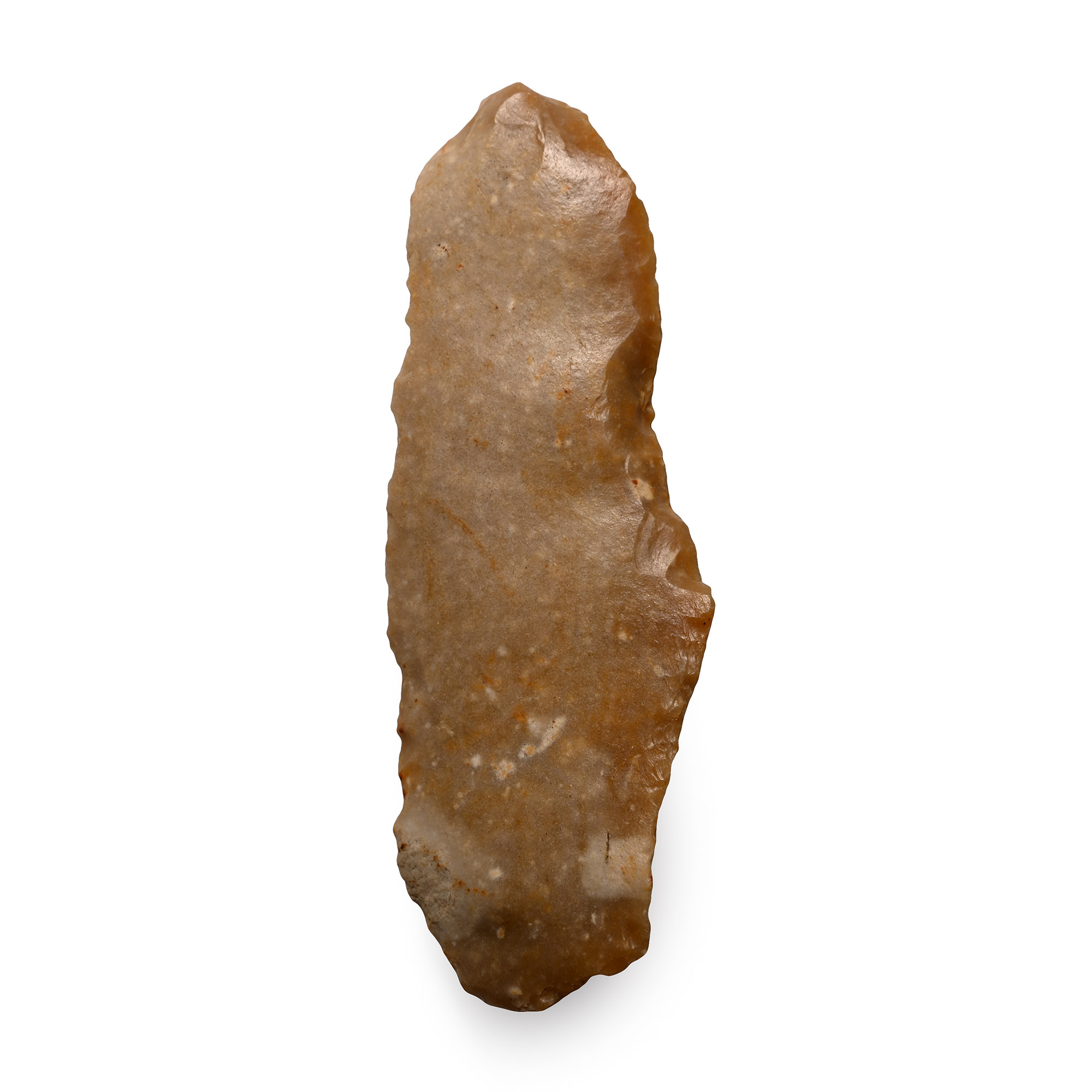Gran Pressigny French Stone Age Knapped Long Blade Knife