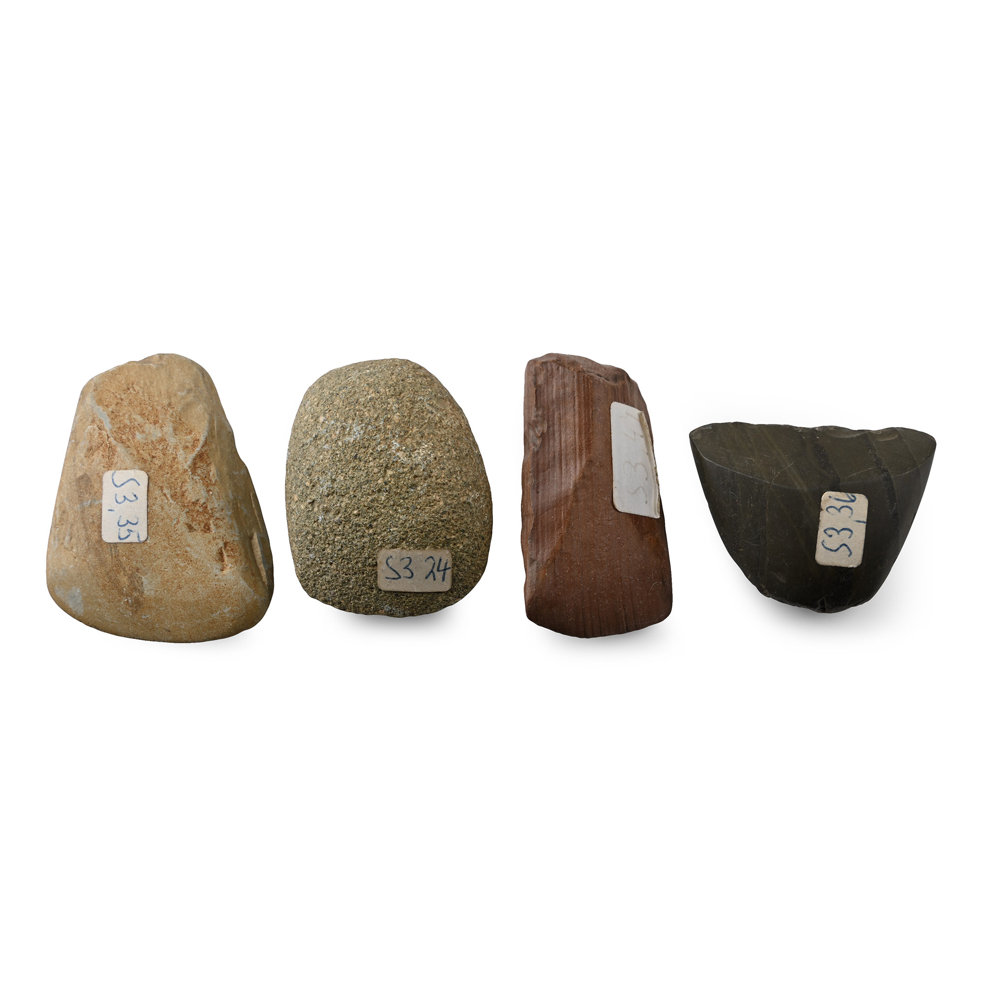 El Golea Algeria Stone Age Polished Axehead Group