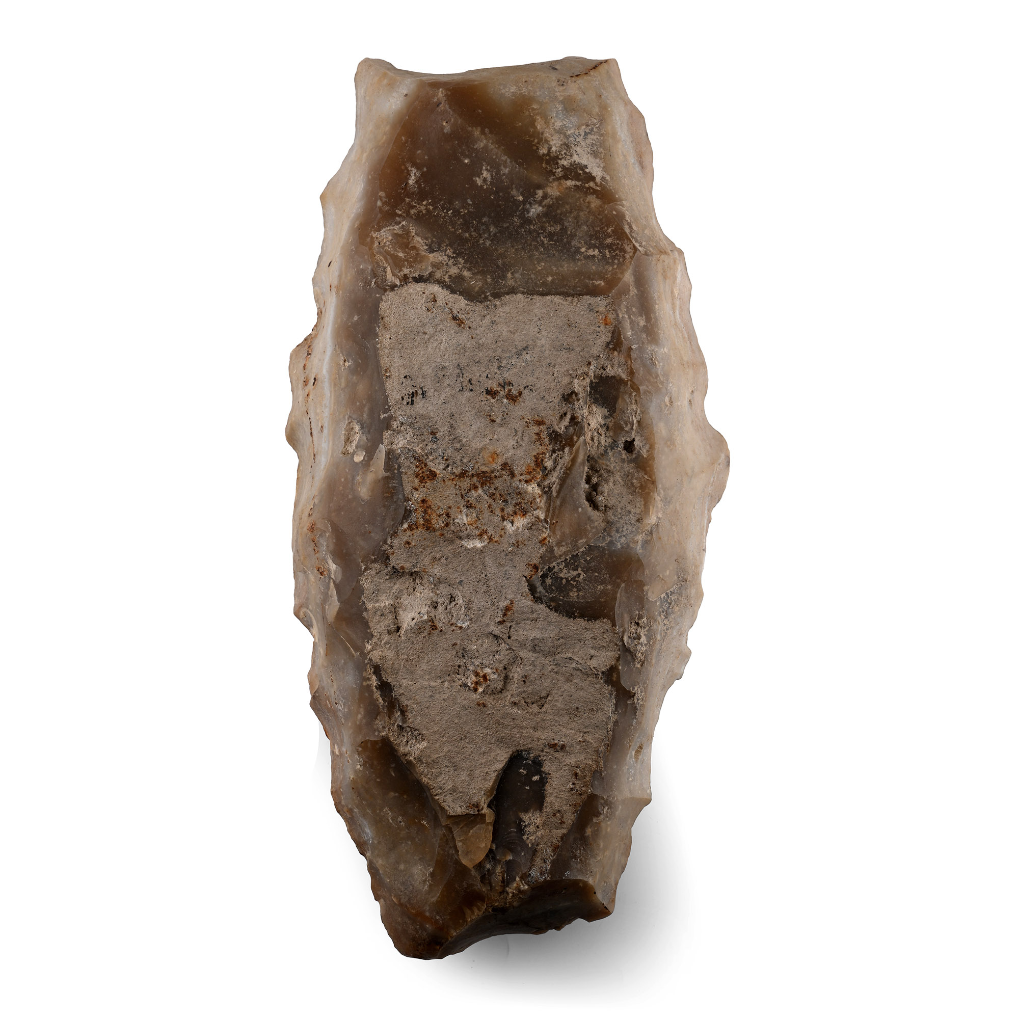 Huge Gran Pressigny French Stone Age Livre de Beurre Knapped Core