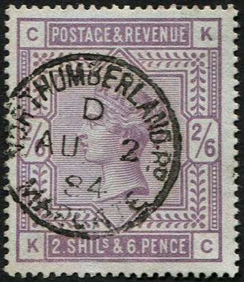 2/6d SG 175 (ON 'BLUED PAPER') VFU