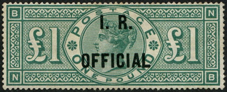 I.R. £1 GREEN SG O16 U/M