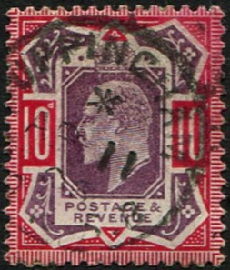 10d SG 255 VARIETY, 'OCP' (Slate Pur. & Carmine) VFU