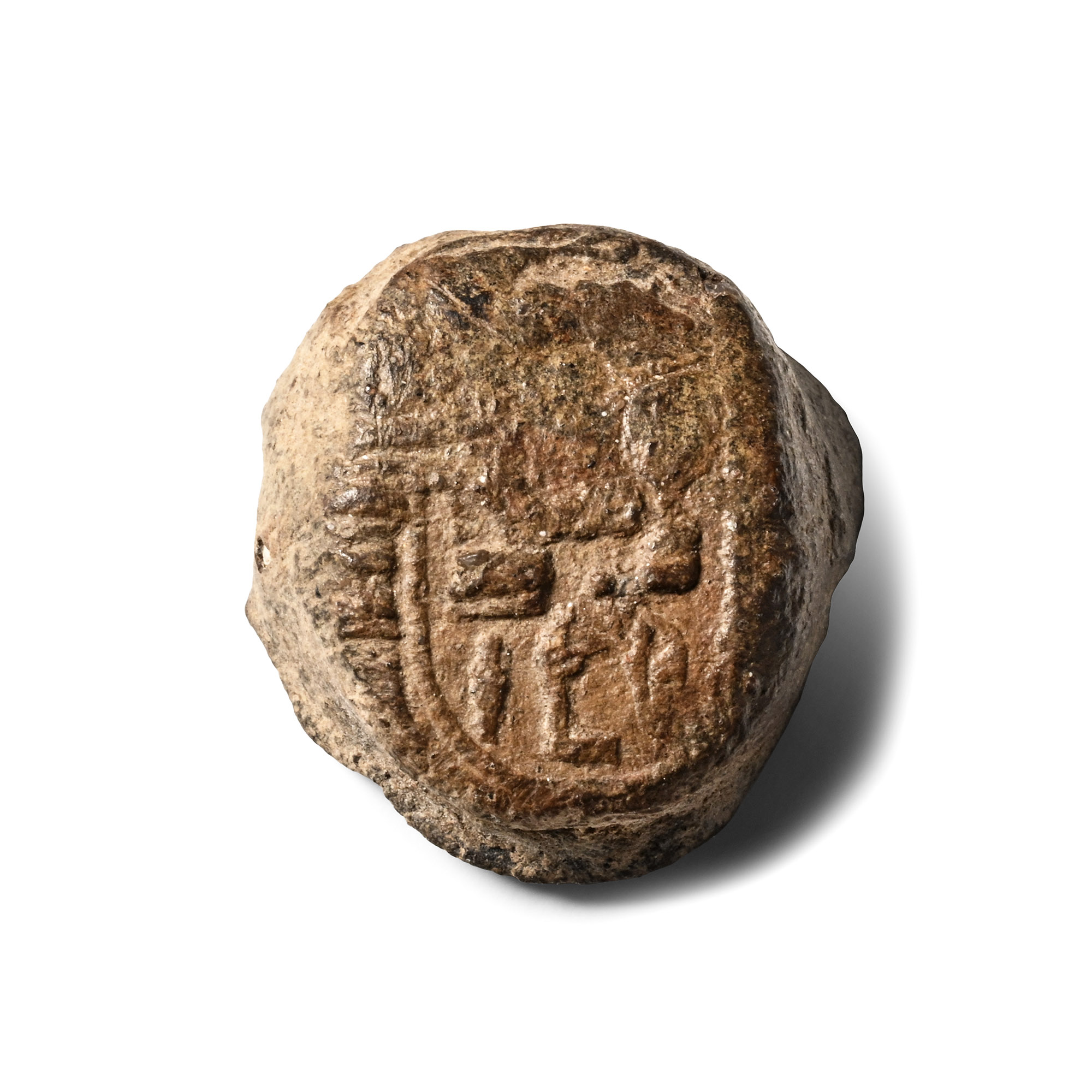 Egyptian Terracotta Bulla with Royal Cartouche