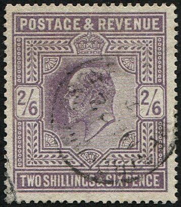 2/6d SG 315 'DULL GREYISH-PURPLE'(F) VFU