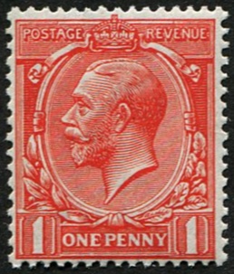 1d SG 361(14) VARIETY, 'BRIGHT SCARLET-VERMILION' U/M