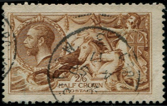 2/6d SG 406(12) 'REDDISH-BROWN' (CHESTNUT) VFU